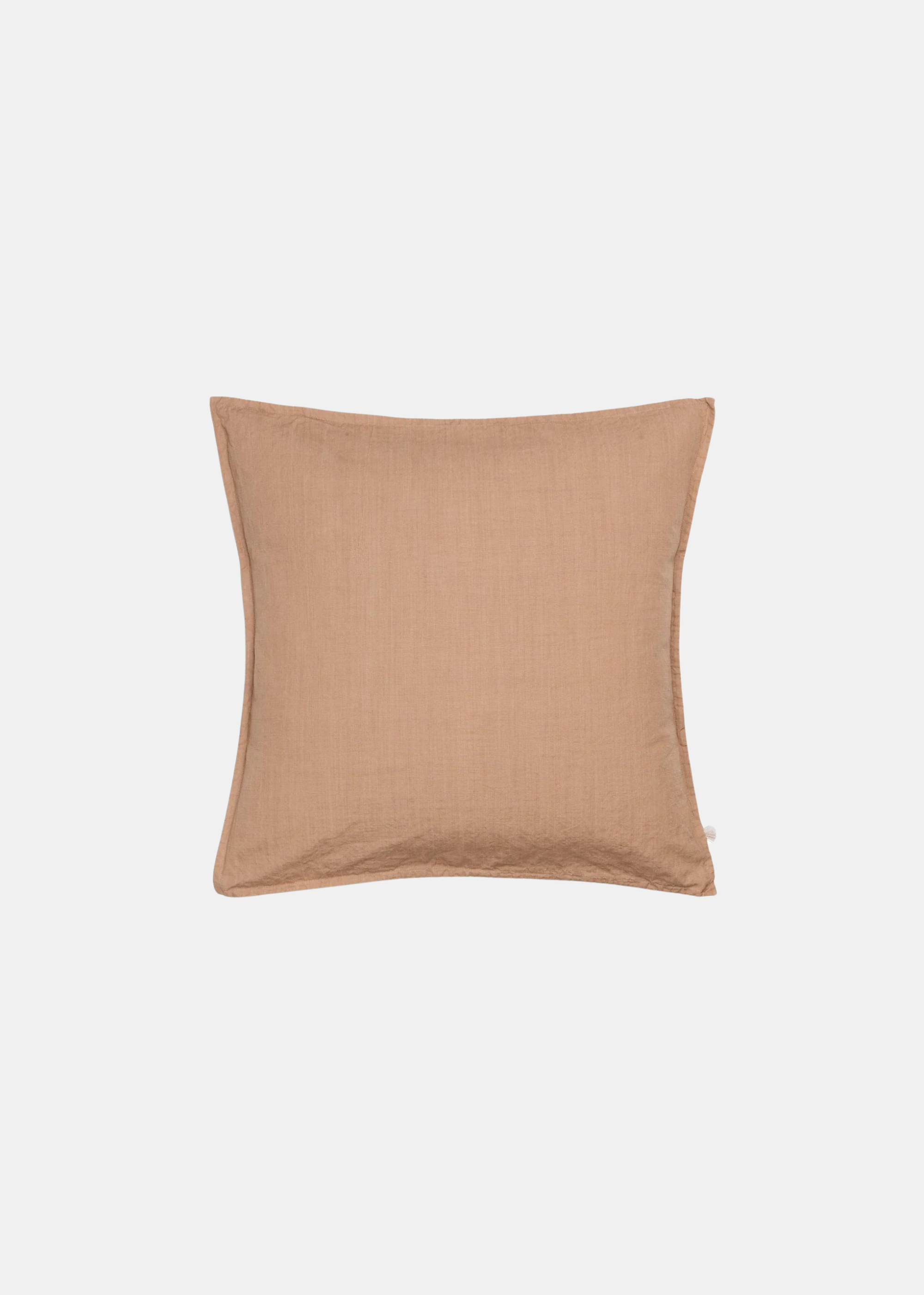 Pillow Cotton Slub Light Tabacoo