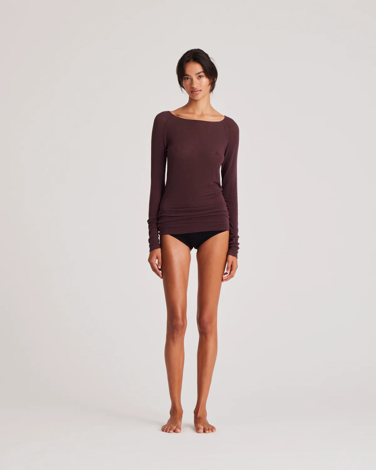 GAI+LISVA Amalie Wool Top | Fudge