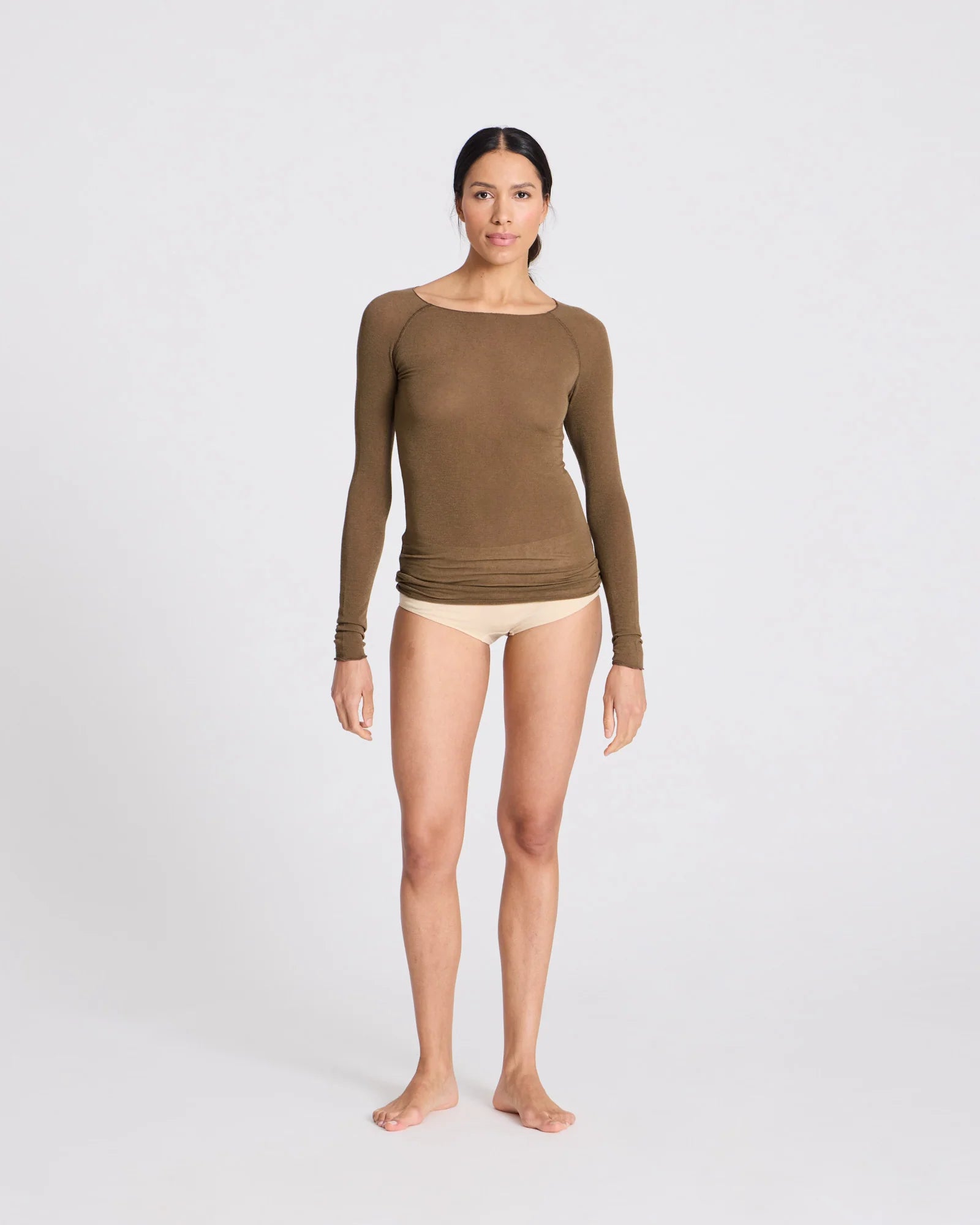 GAI+LISVA Amalie Wool Top | Kangaroo