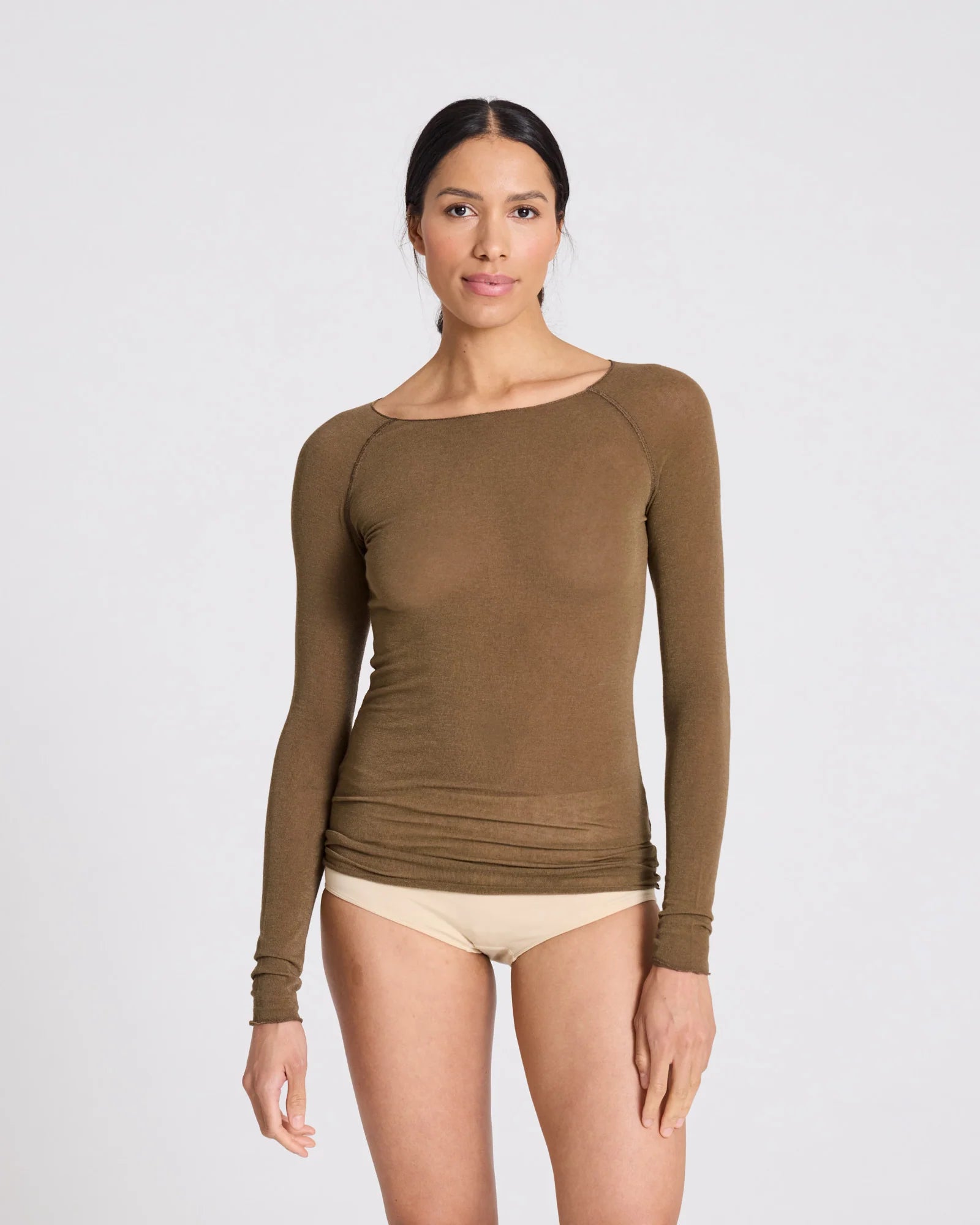 GAI+LISVA Amalie Wool Top | Kangaroo