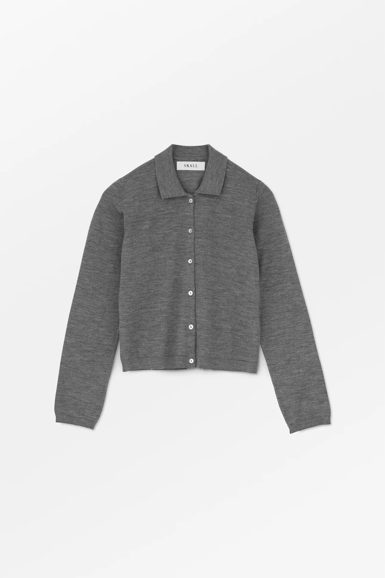 Skall Studio Amethyst Cardigan | Grey Melange