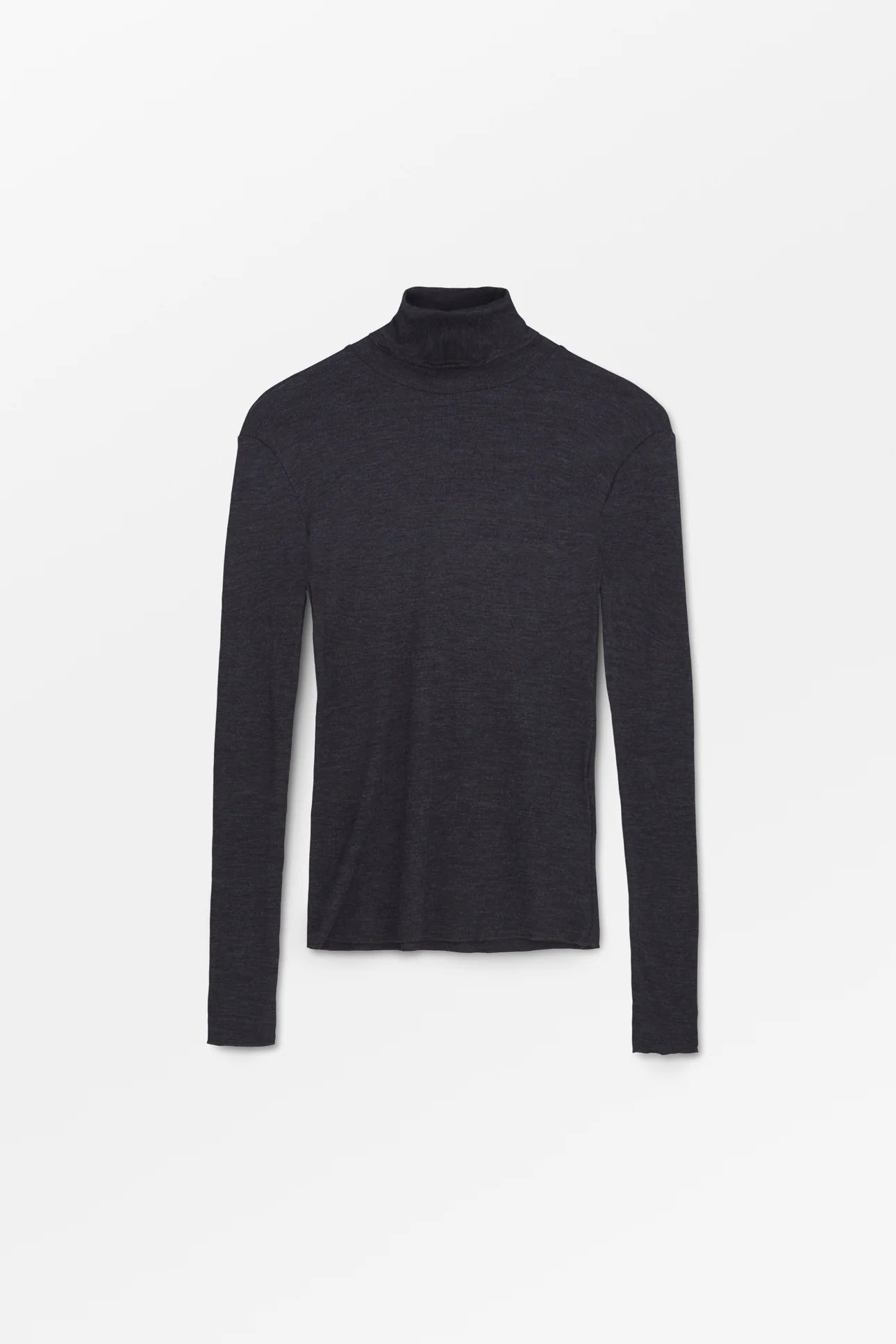 Skall Studio Amy T-neck | Dark grey melange