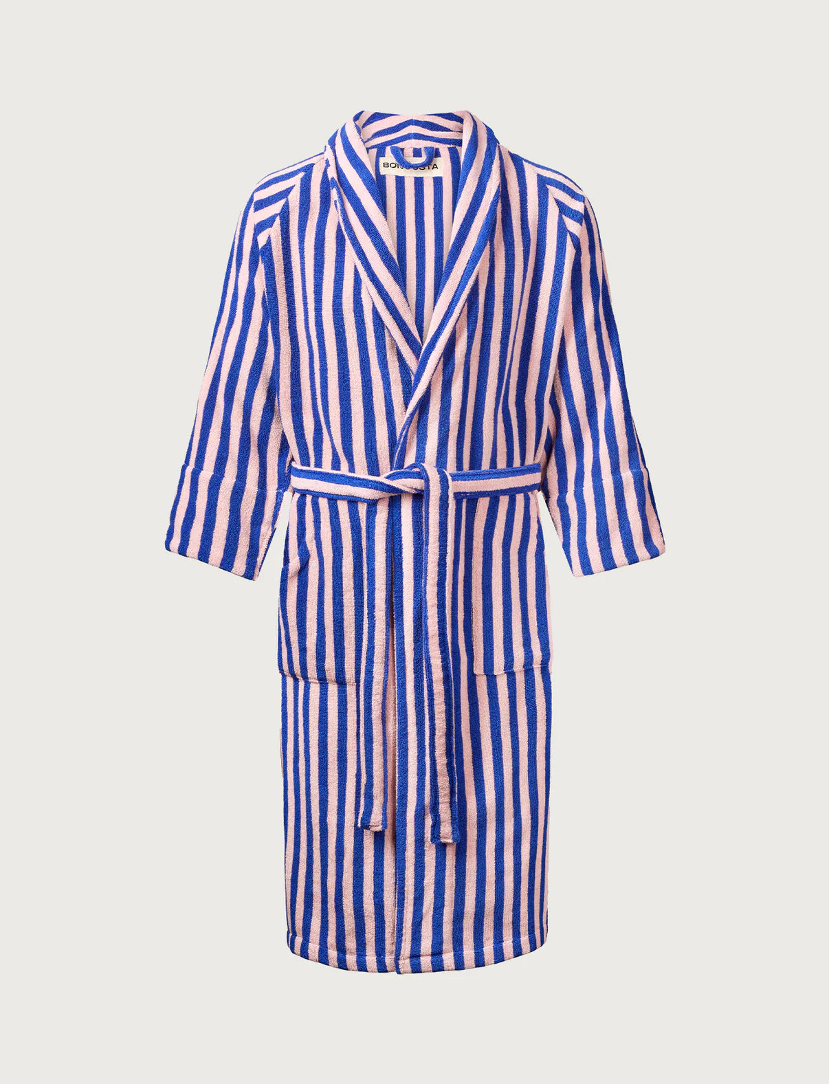 Bongusta Naram Bathrobe | Dazzling Blue & Rose