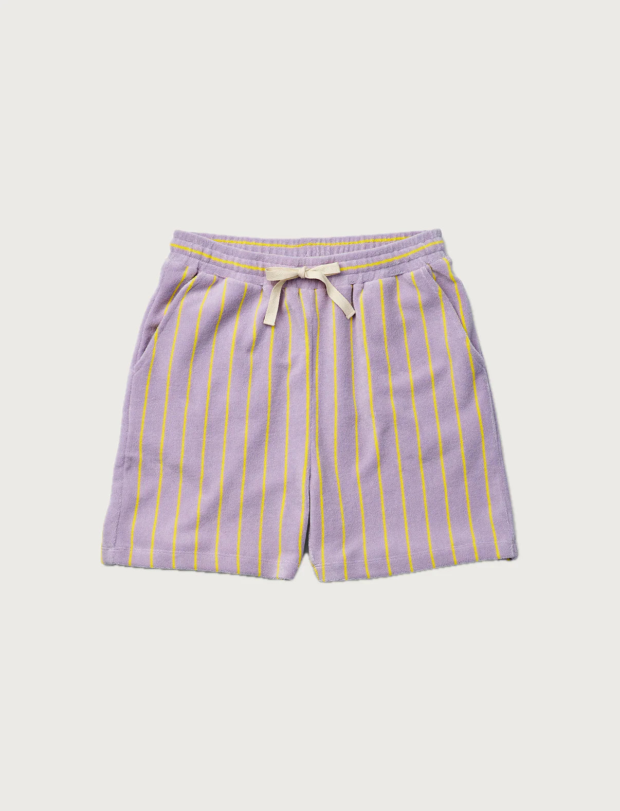 Bongusta Naram Shorts | Lilac & Neon Yellow