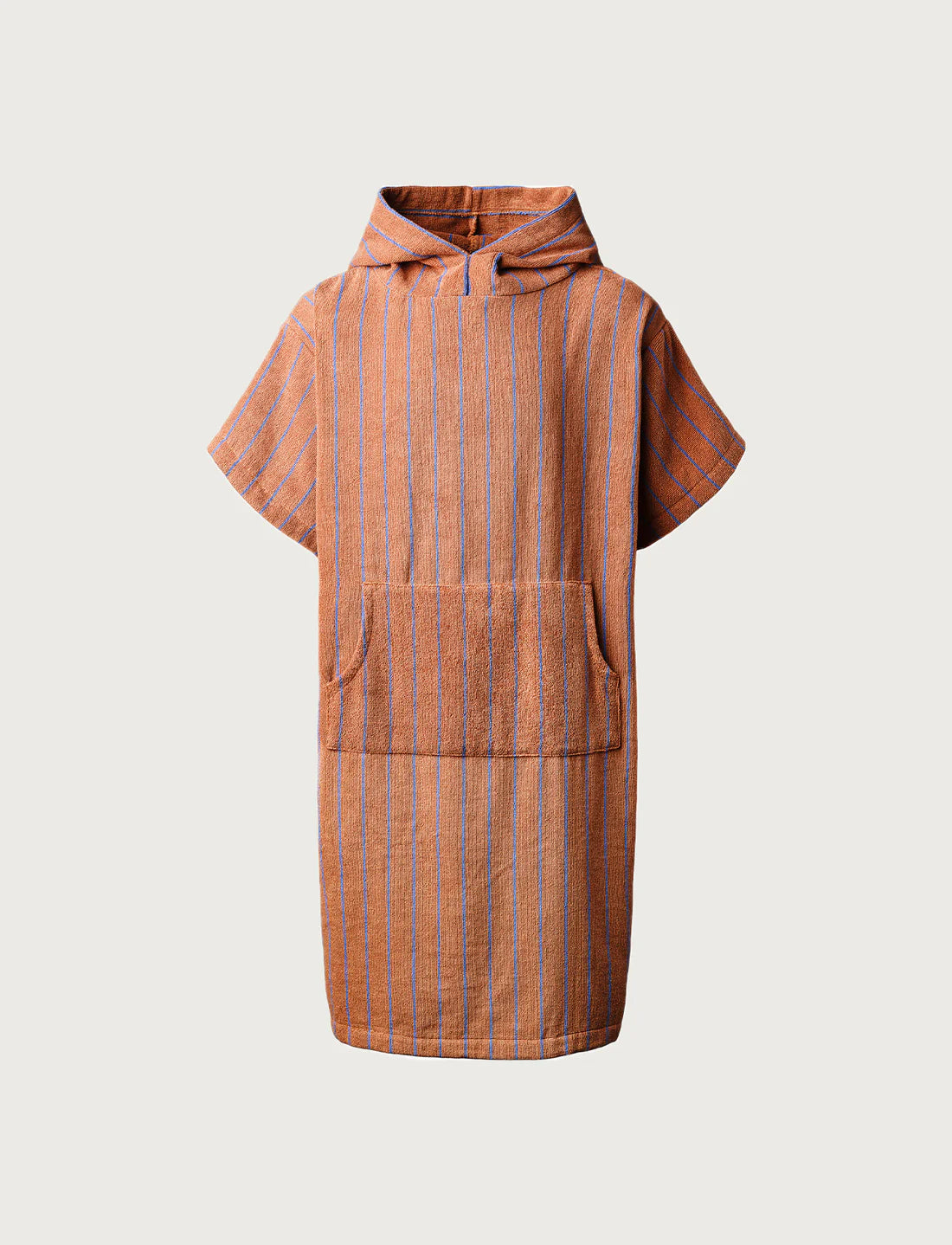 Bongusta Naram Poncho | Camel & Ultramarine