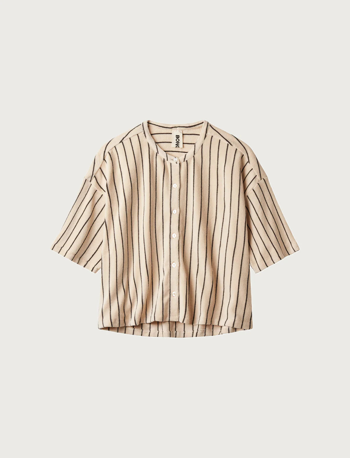 Bongusta Naram Oversize Skjorte | Creme & Ink