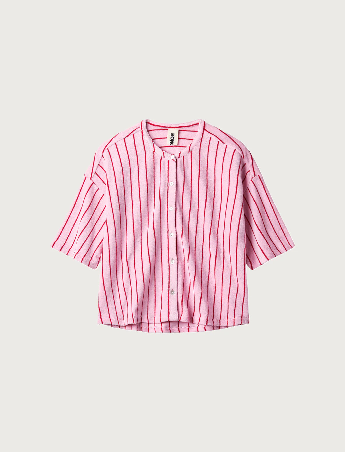 Bongusta Naram Oversize Skjorte | Baby Pink & Ski Patrol