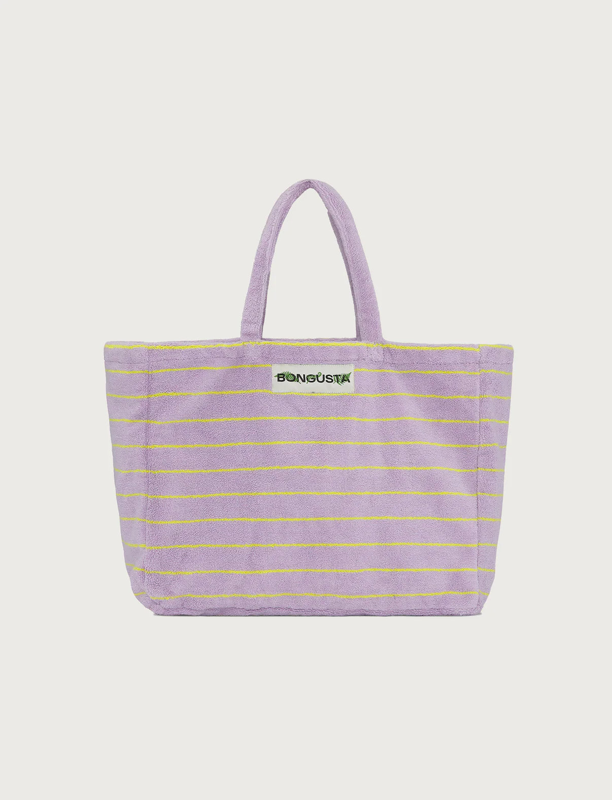 Bongusta Naram Weekend Bag | Lilac & Neon Yellow