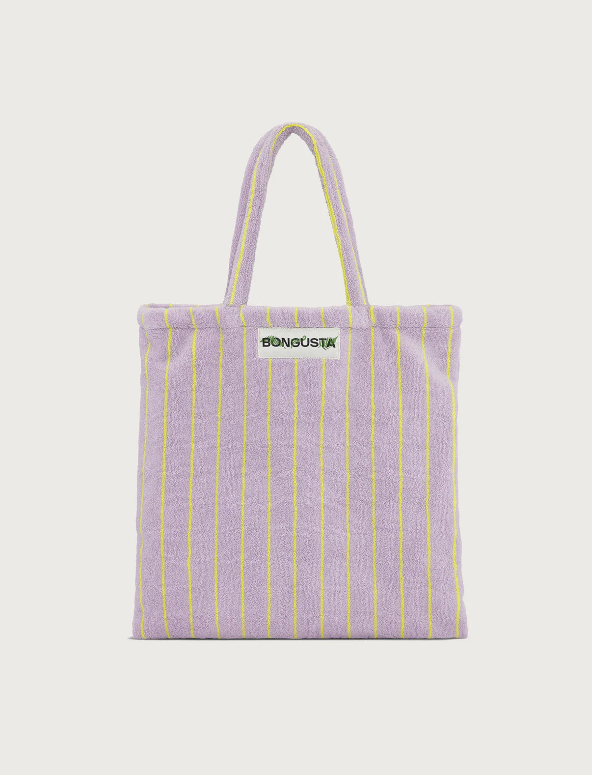 Bongusta Naram Totebag | Lilac & Neon Yellow
