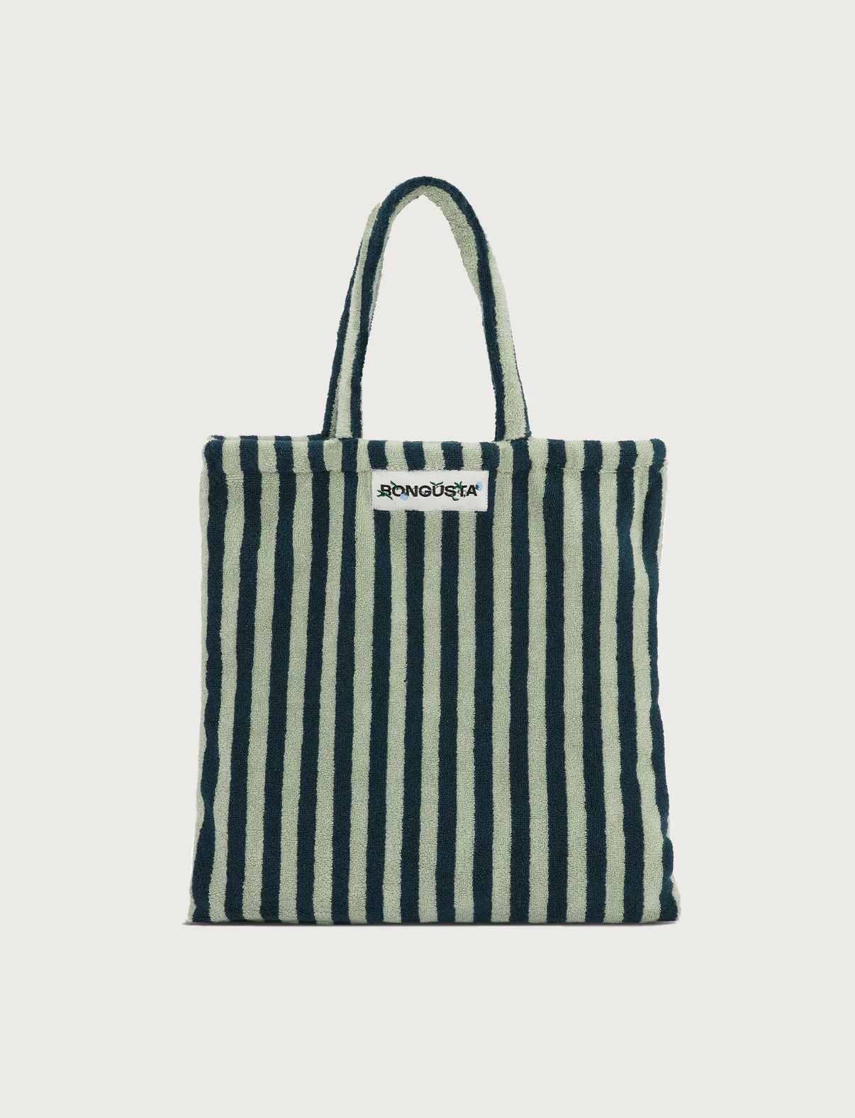 Bongusta Naram Totebag | Sea Foam & Deep Teal