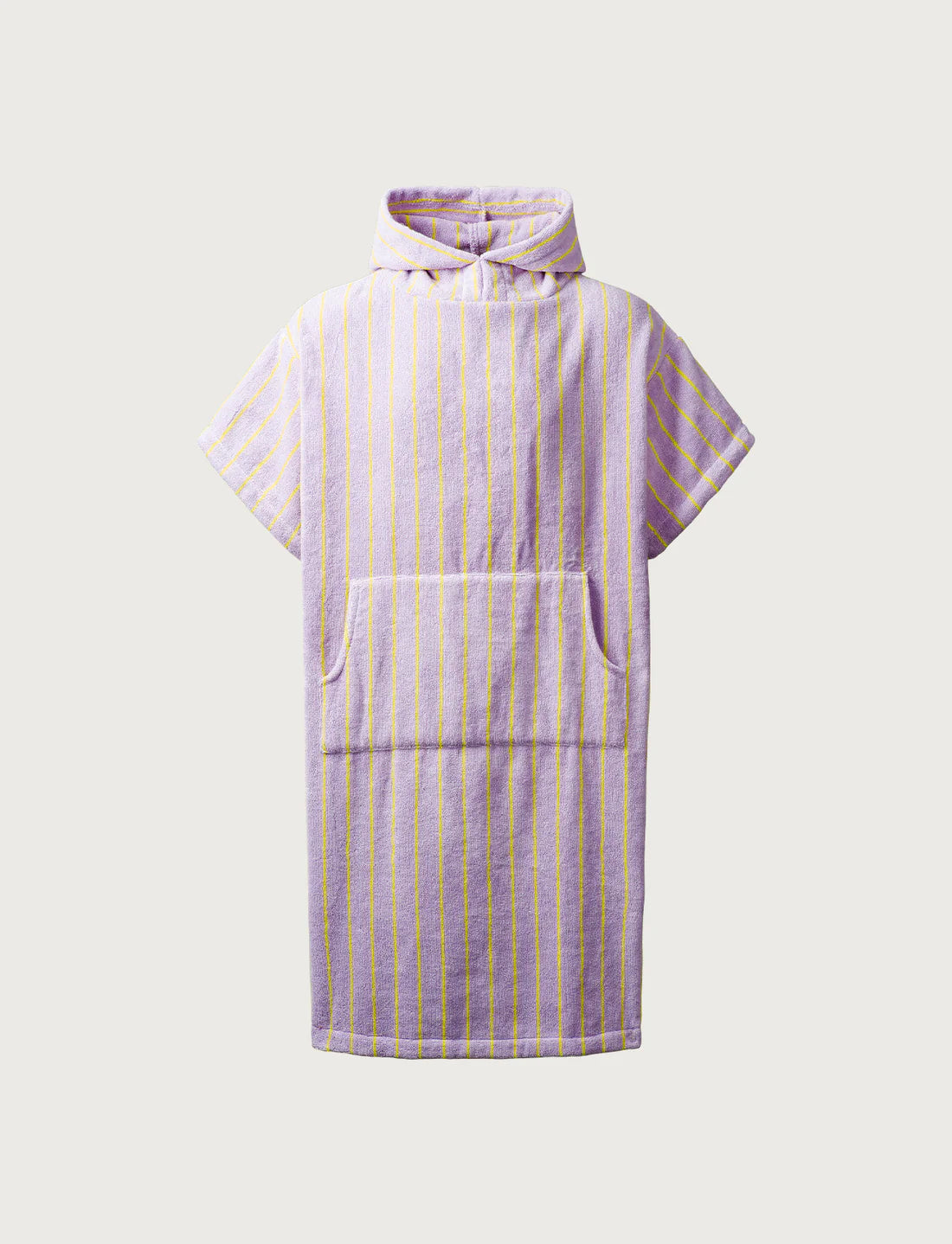 Bongusta Naram Poncho | Lilac & Neon Yellow