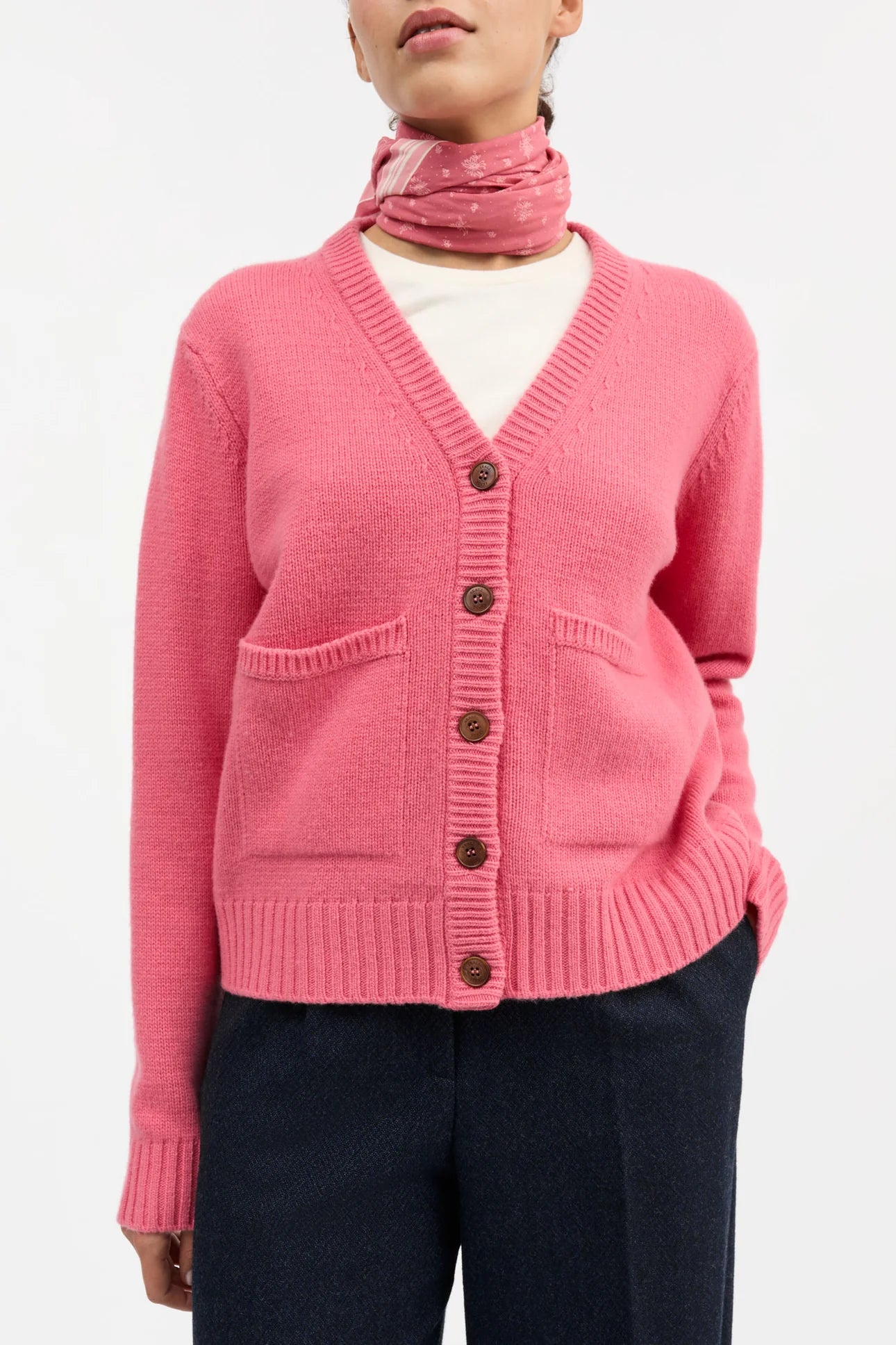Skall Studio Beti Cardigan | Hot pink