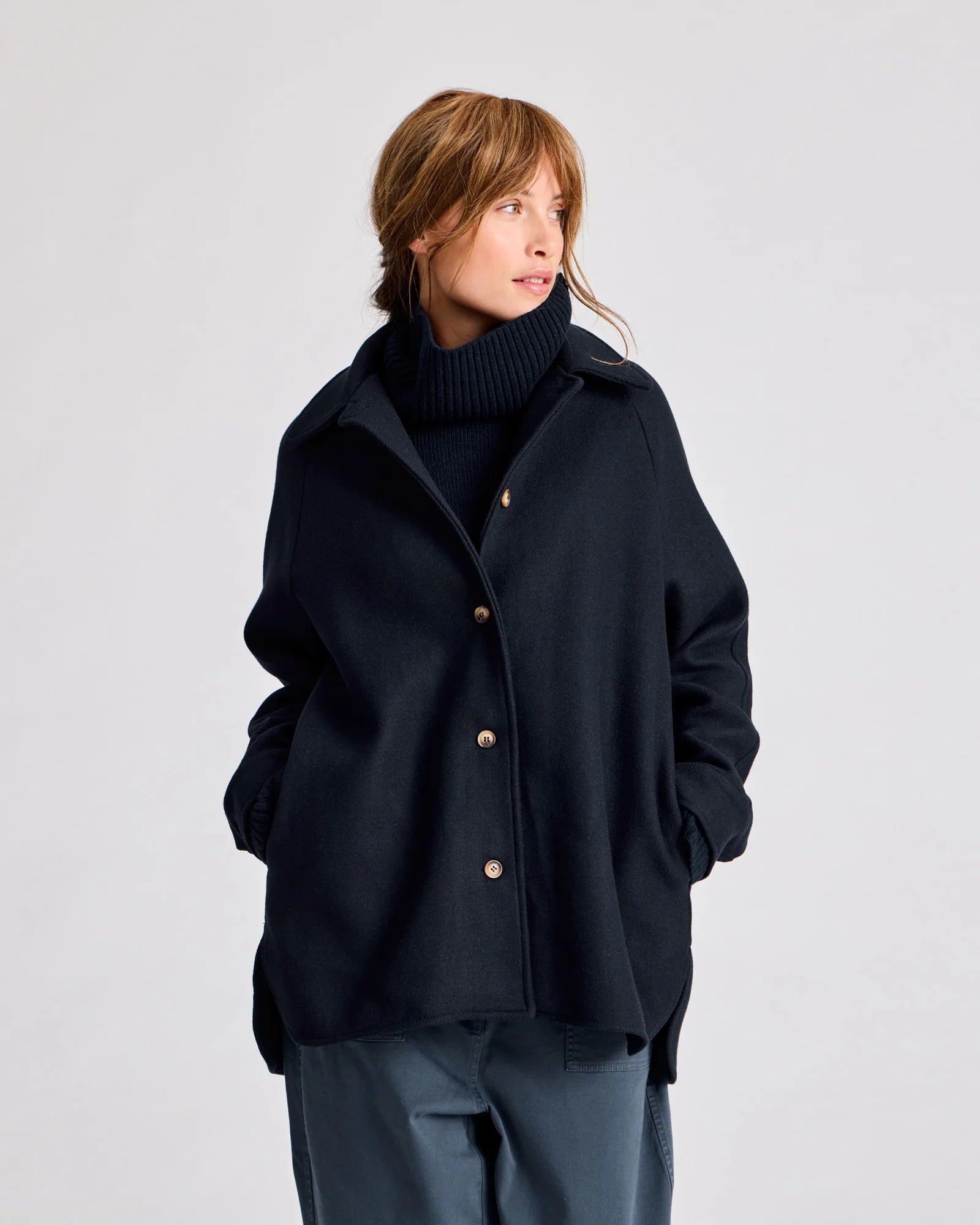 GAI+LISVA Bitten Jacket | Midnight Blue