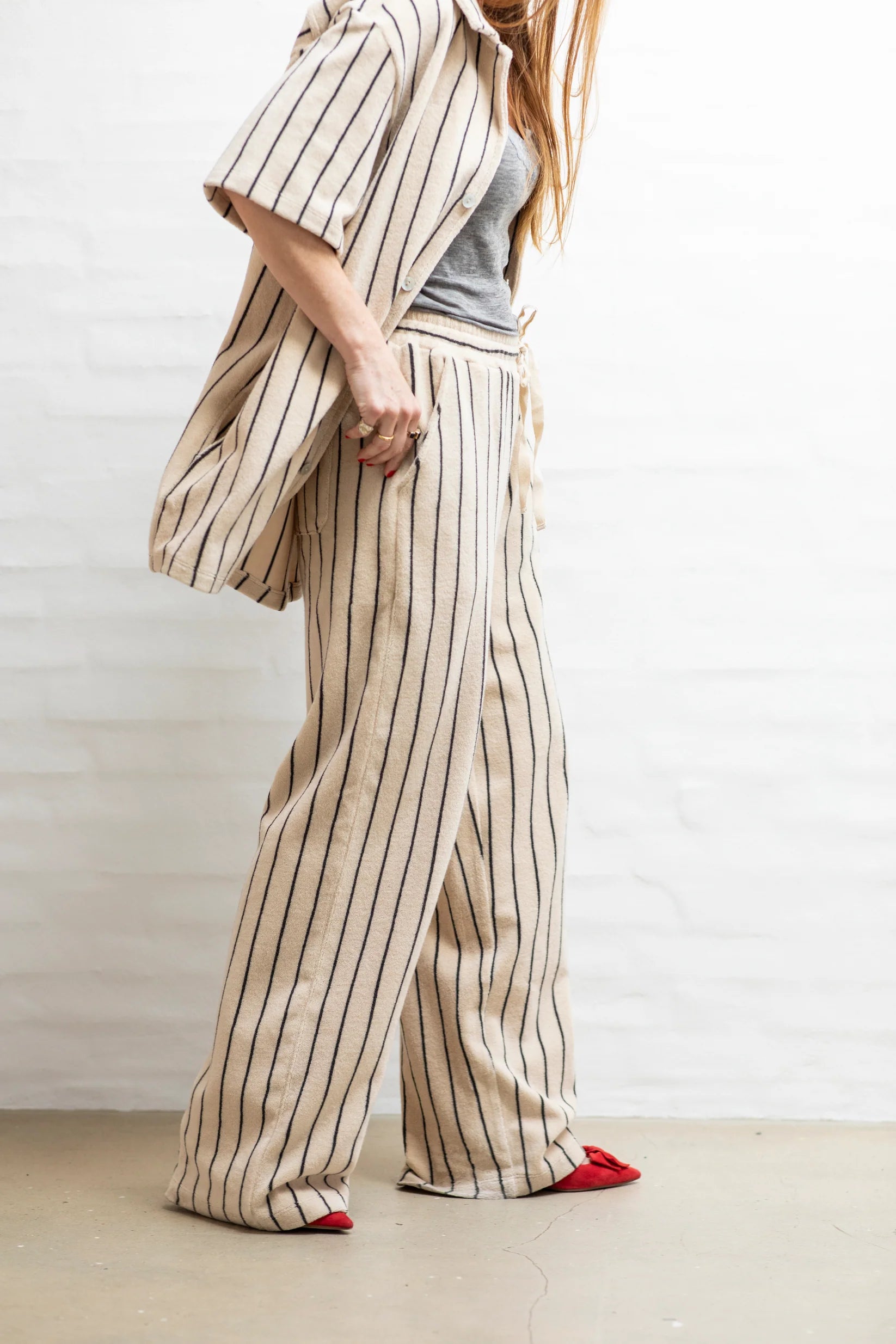 Bongusta Naram Pants | Creme & Ink