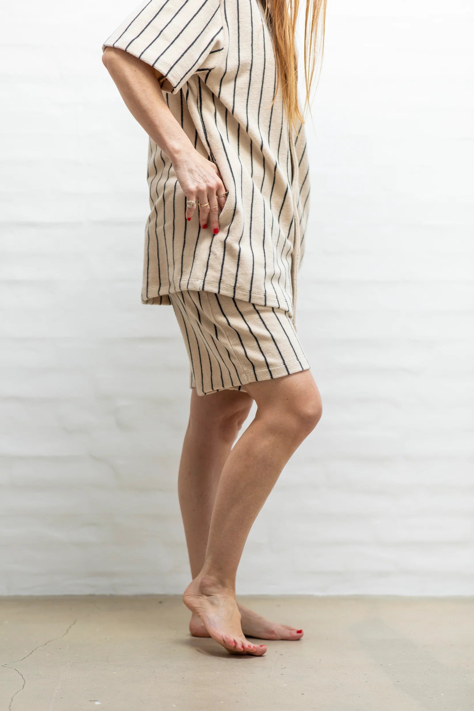 Bongusta Naram Shorts | Creme & Ink