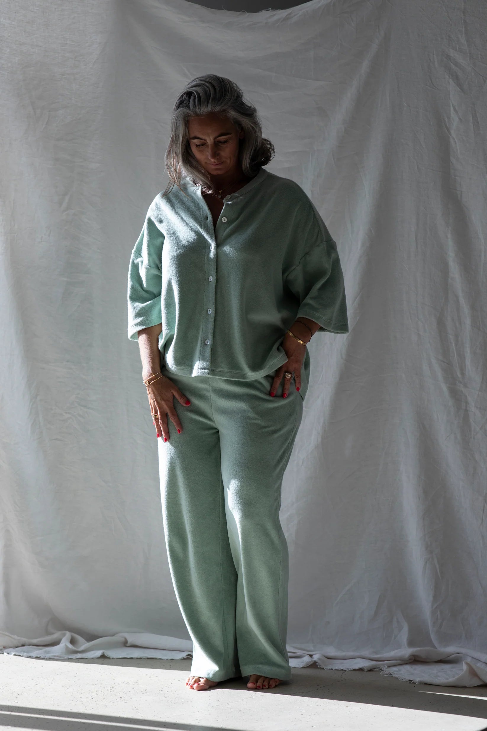Bongusta Naram Pants | Silver Sage