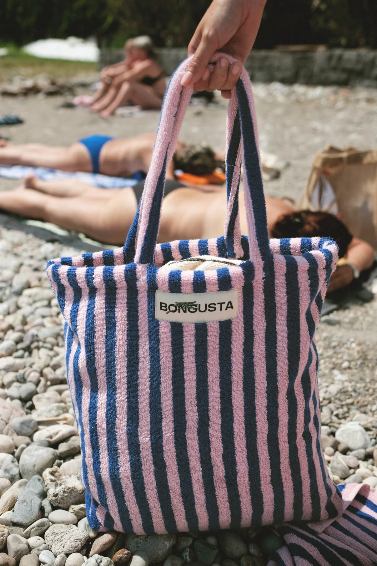 Bongusta Naram Totebag | Dazzling Blue & Rose