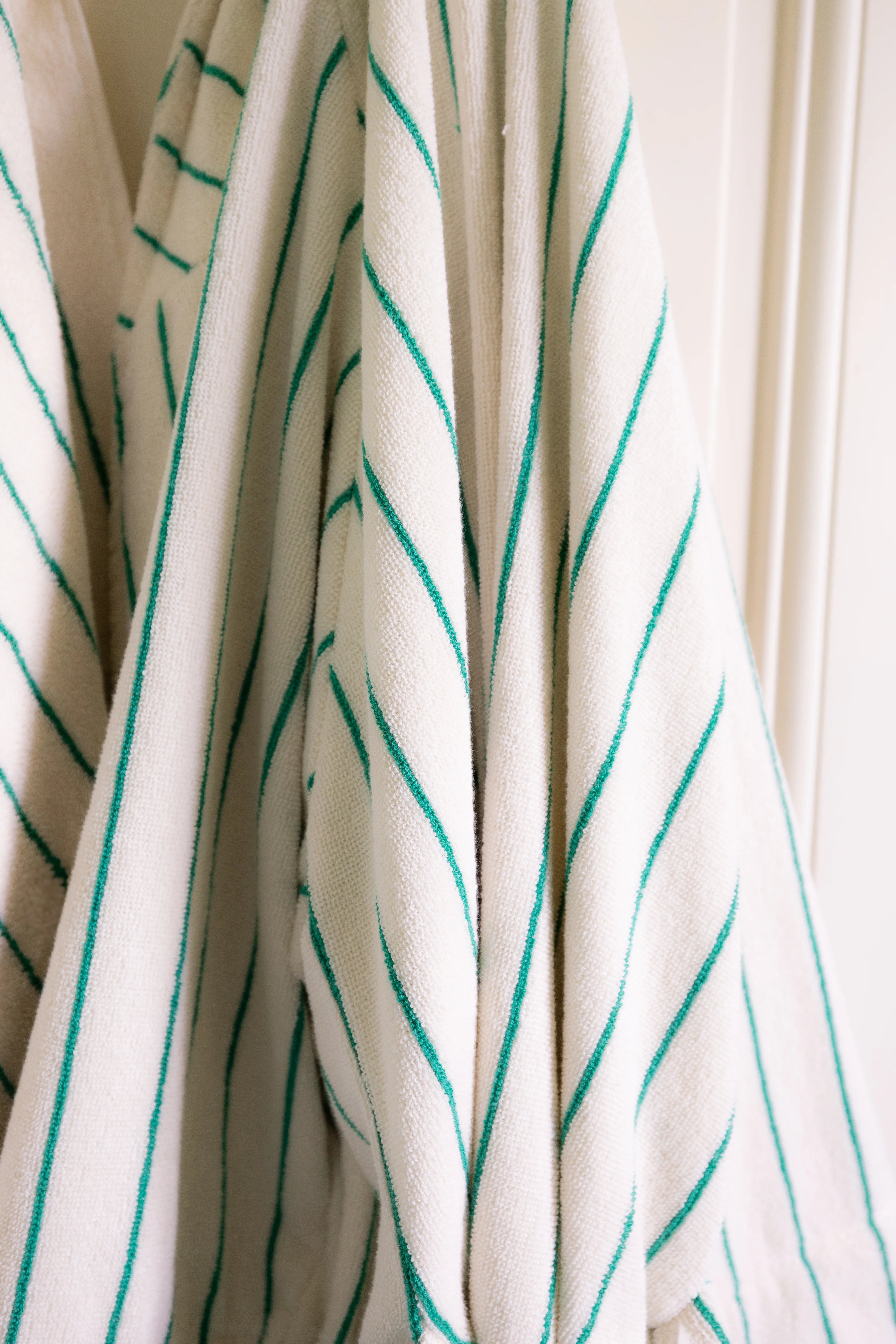 Bongusta Naram Towels | Pure White & Grass