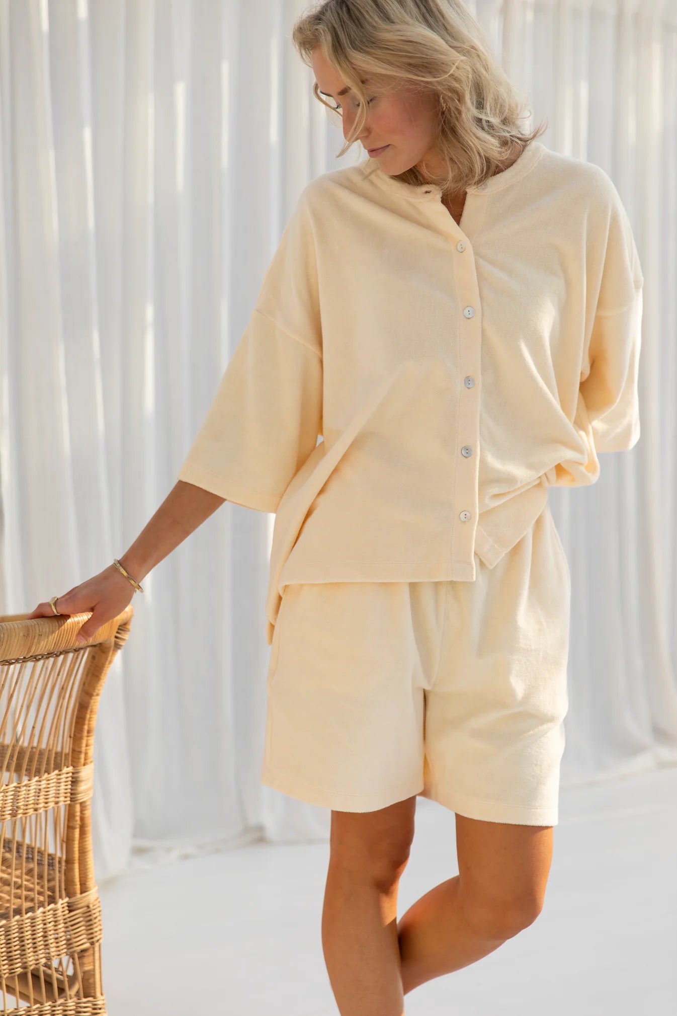 Bongusta Naram Shorts | Vanilla