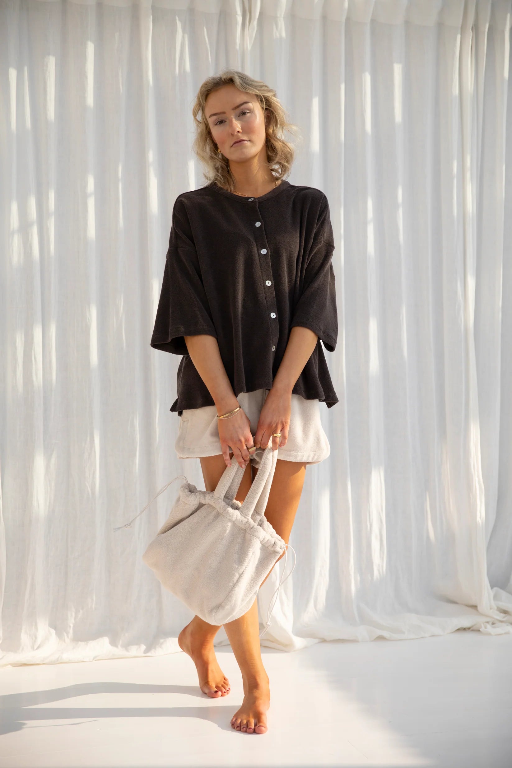 Bongusta Naram Handbag Small | Moon Beam
