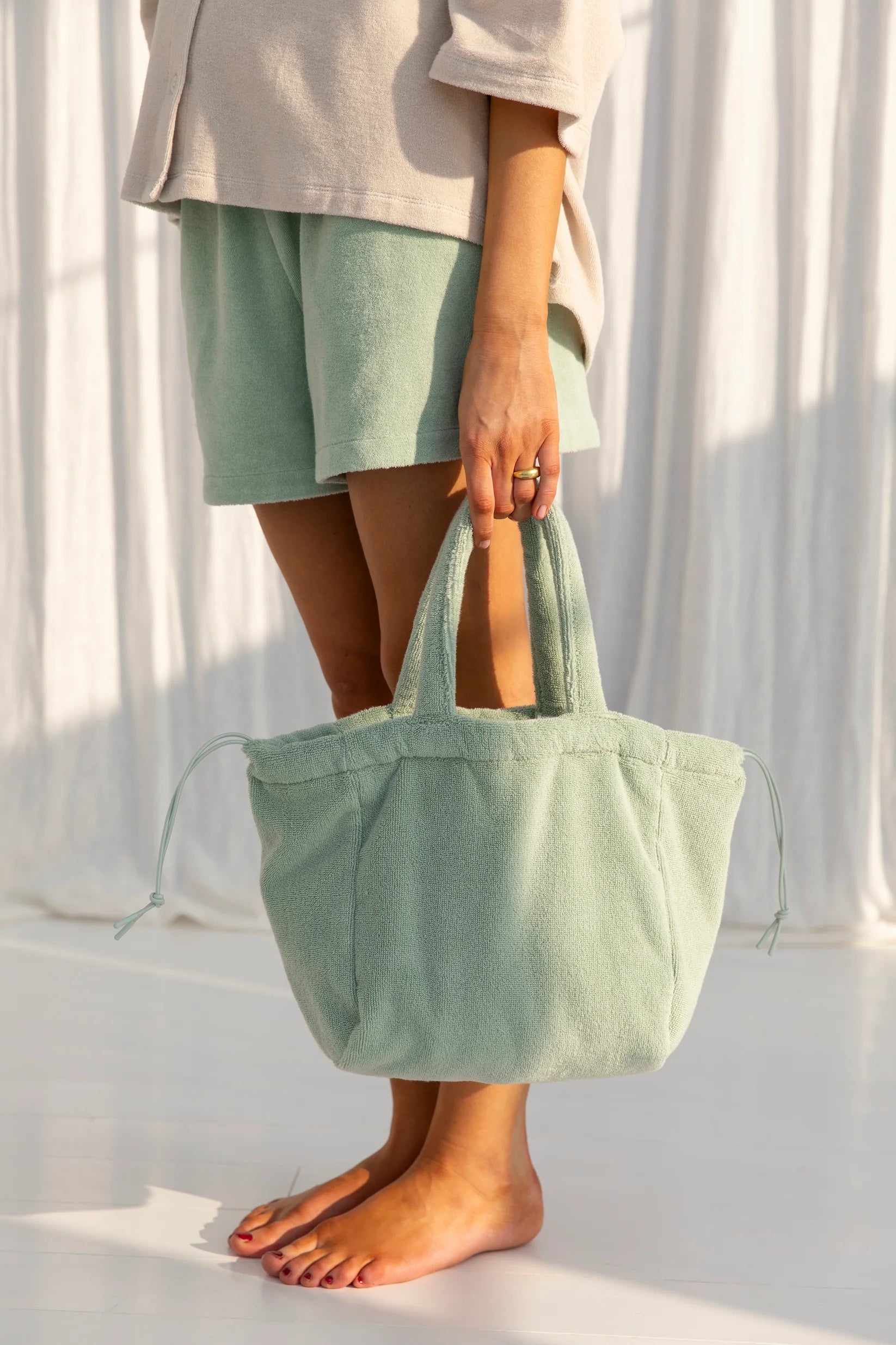 Bongusta Naram Handbag Small | Silver Sage