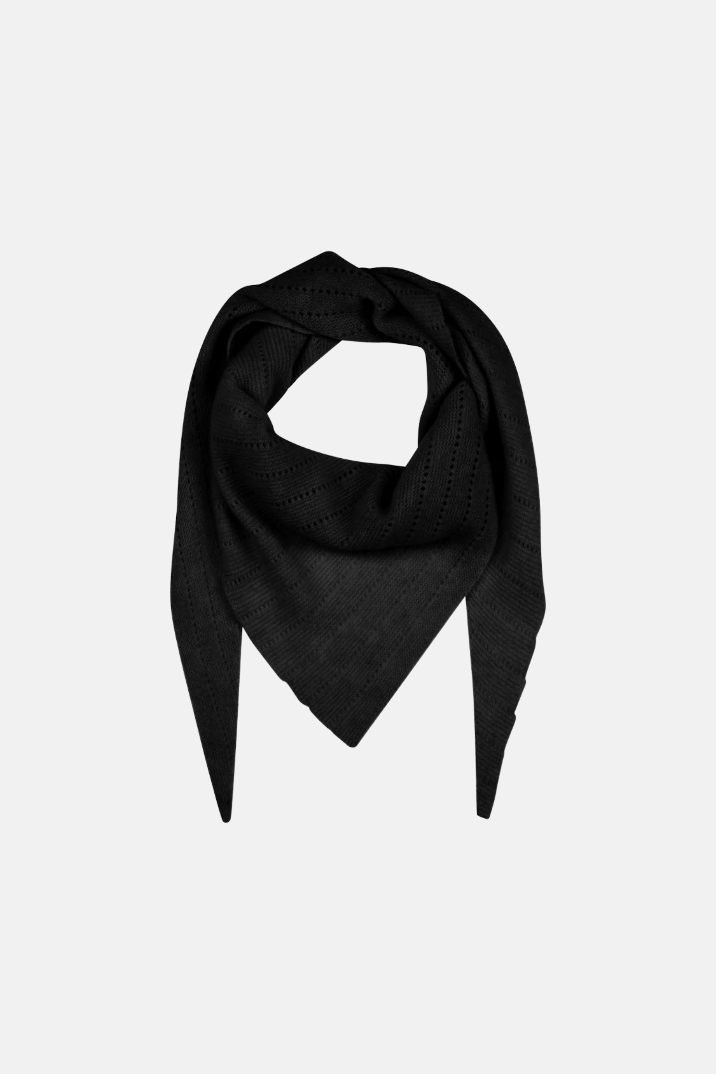 Frau Doha Cashmere Scarf Large | Black