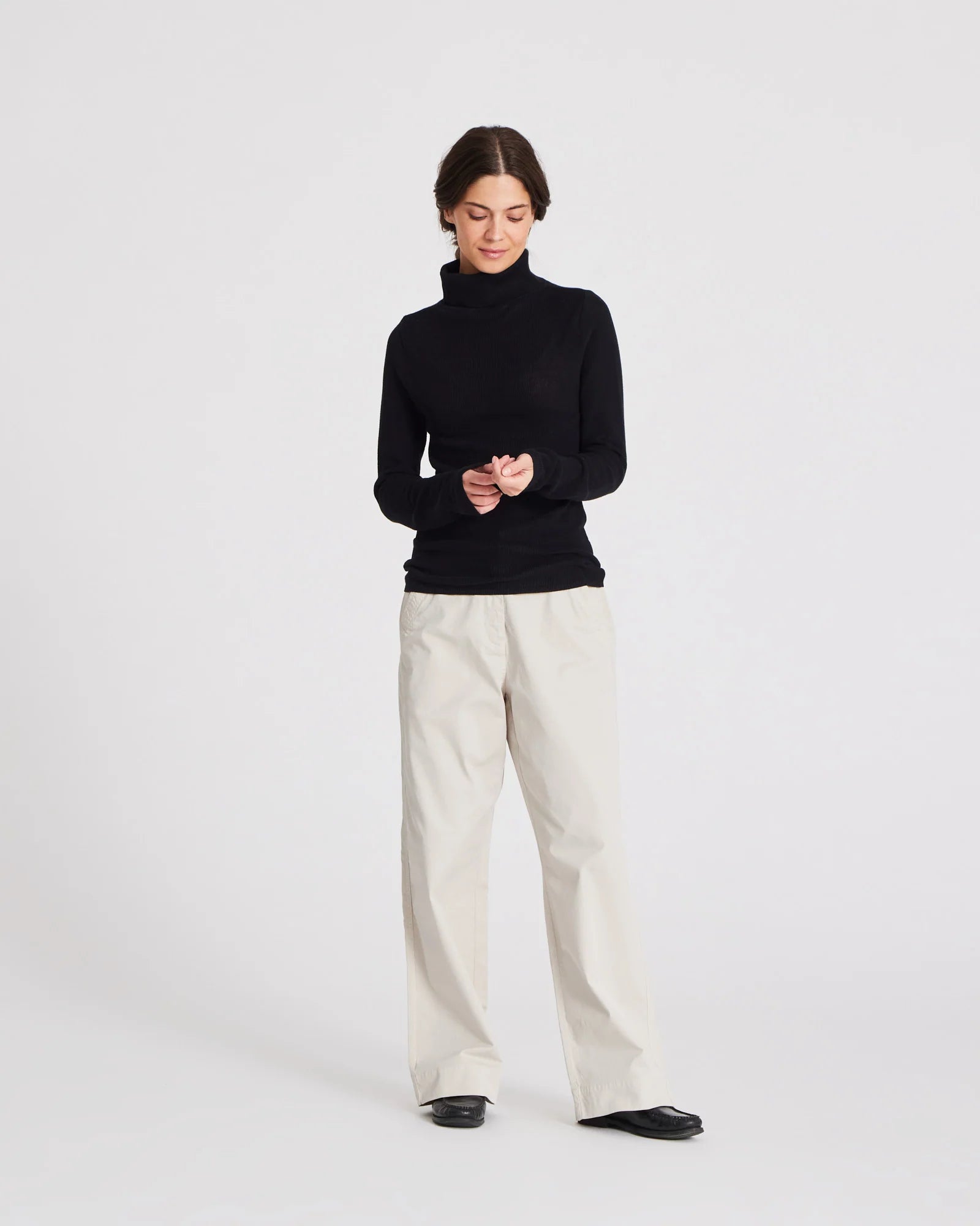 GAI+LISVA Cathrine Knit Turtelneck | Black