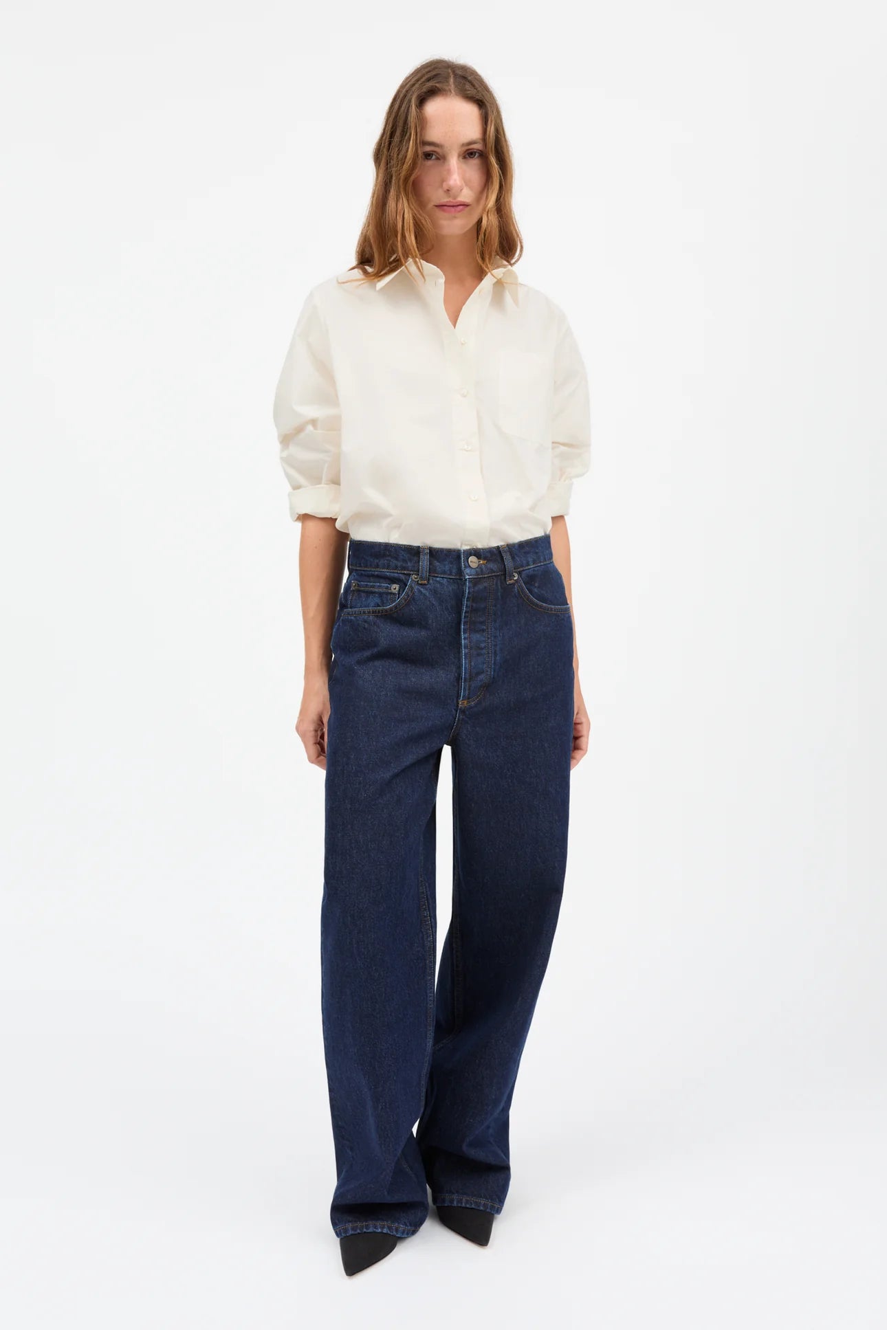 Skall Studio Cole Baggy Jeans | Indigo Blue