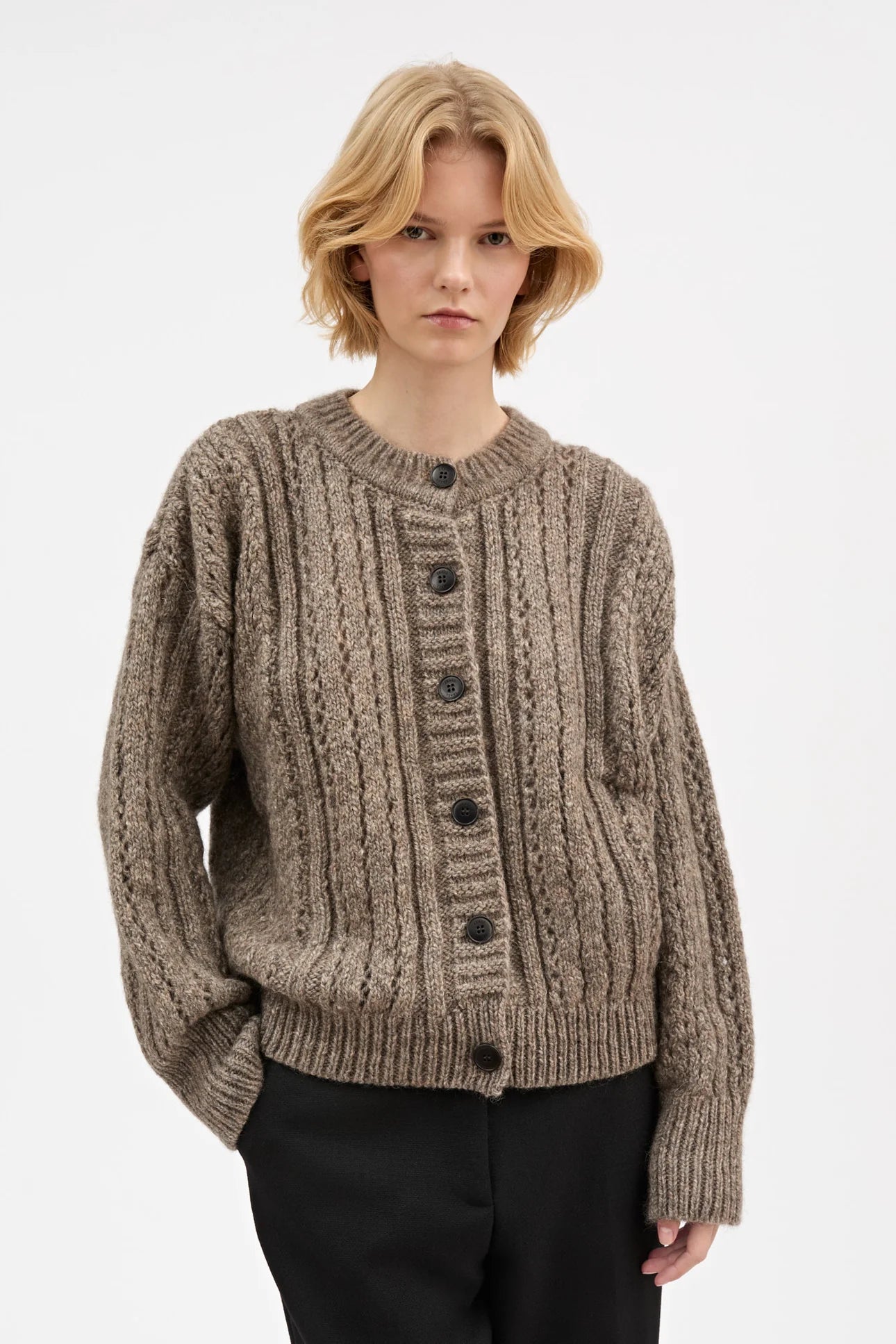 Skall Studio Dagmar Cardigan | Light Brown