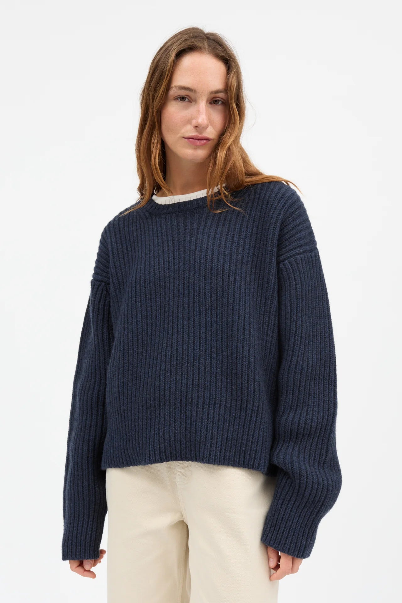 Skall Studio Diana O-neck | Navy