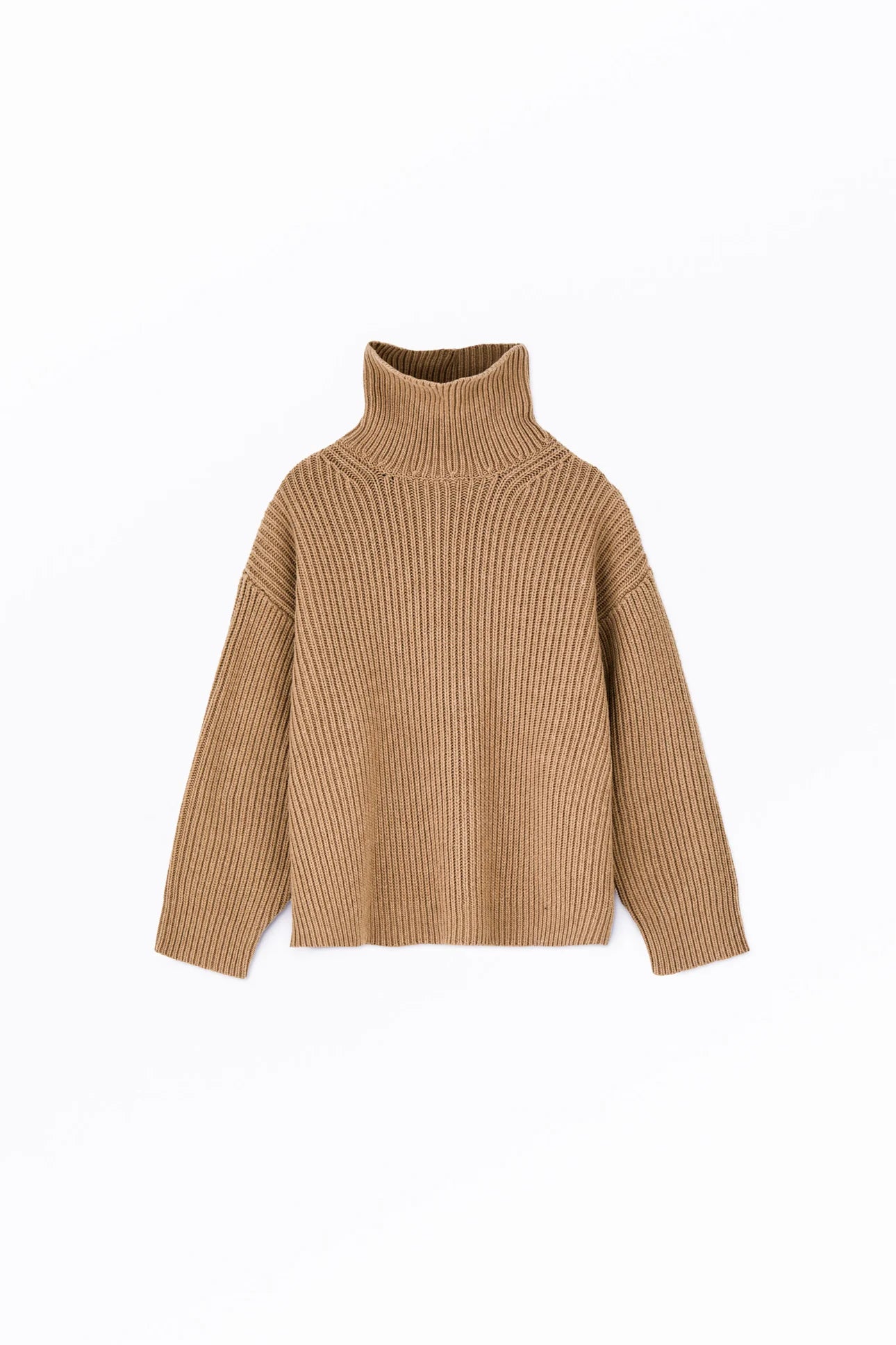 Skall Studio Diana T-neck Jumper | Camel