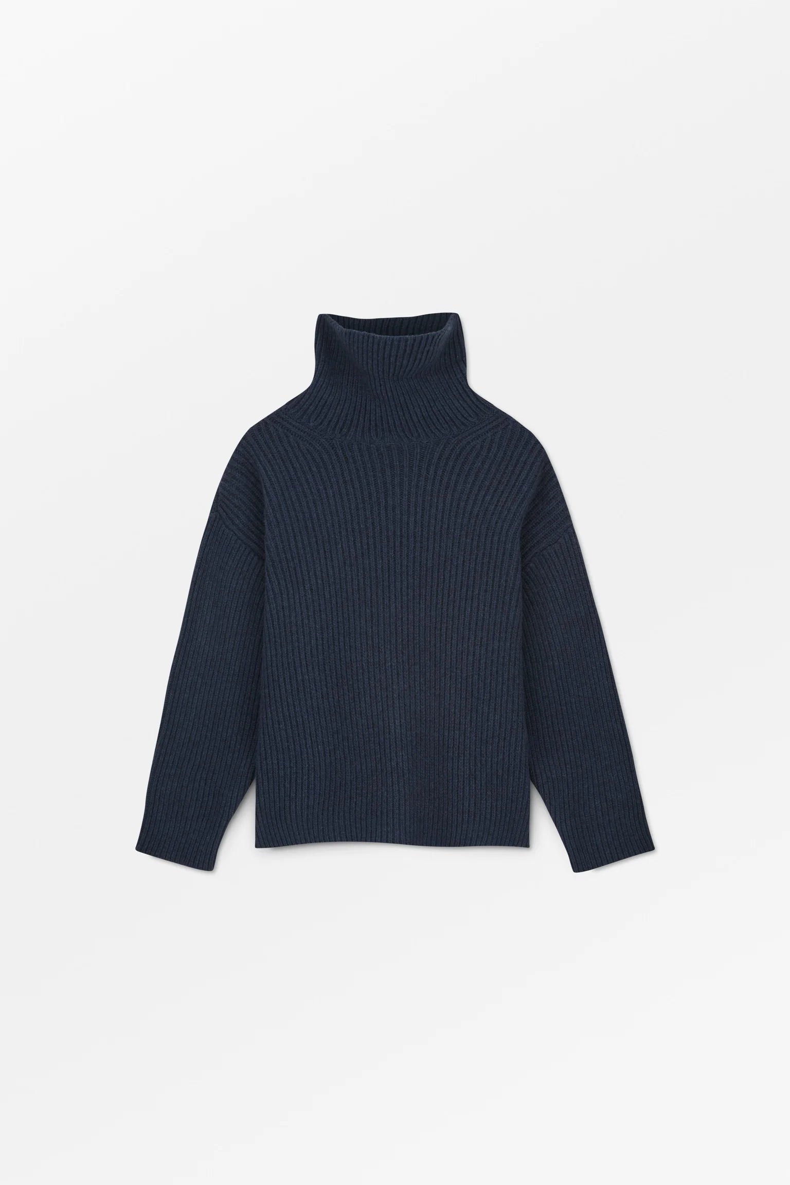 Skall Studio Diana T-neck Jumper | Navy