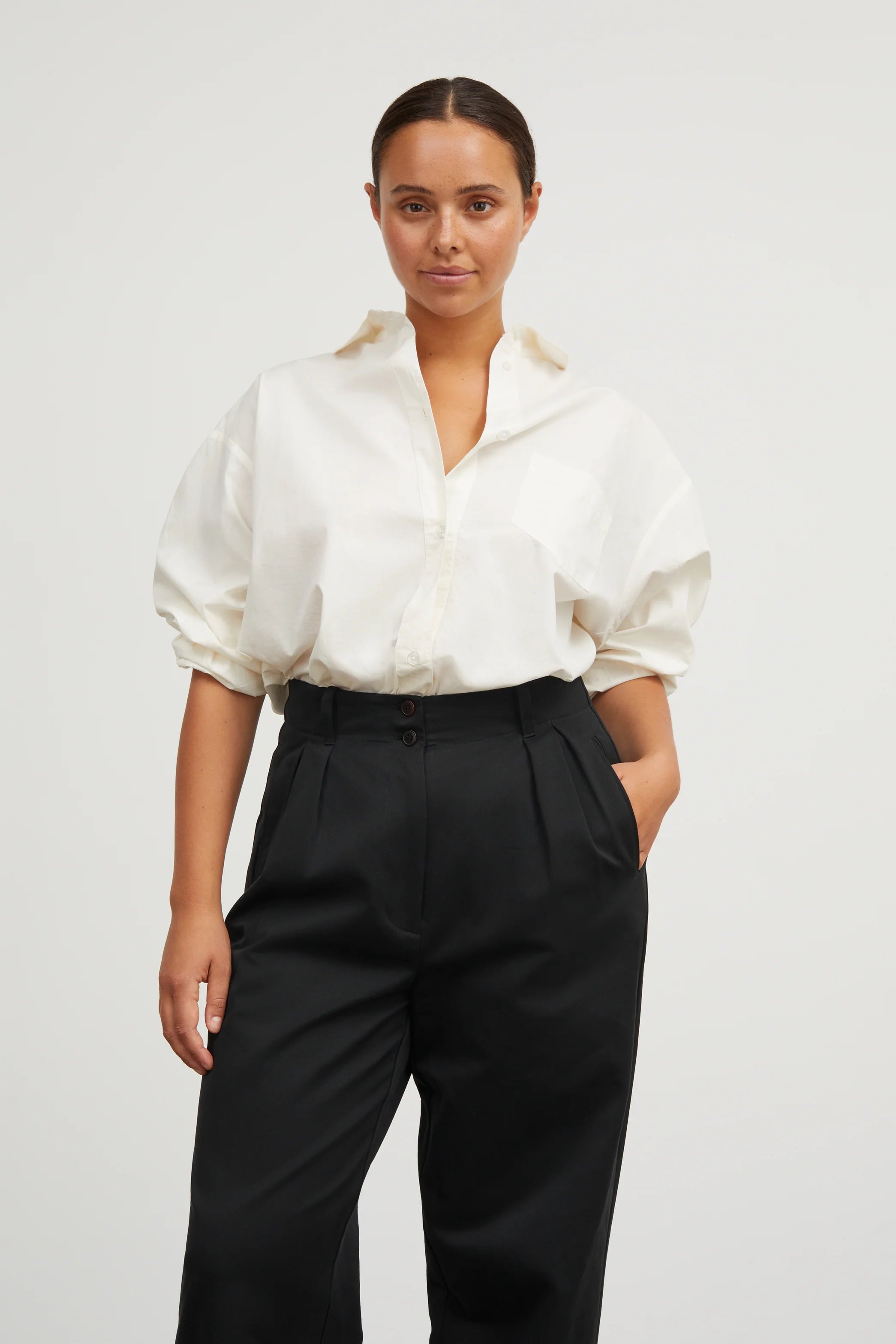 Skall Studio Edgar Shirt | Light cream