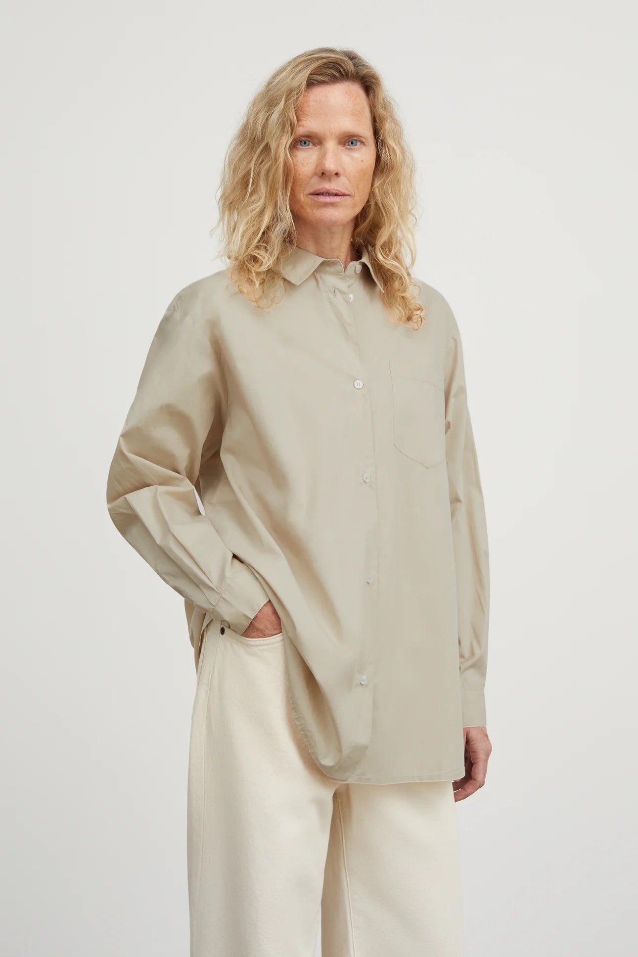 Skall Studio Edgar Shirt | Light grey