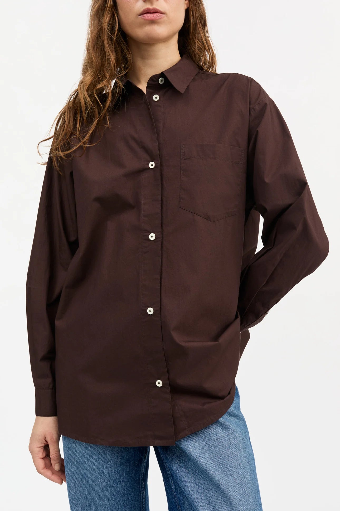 Skall Studio Edgar Shirt | Dark brown