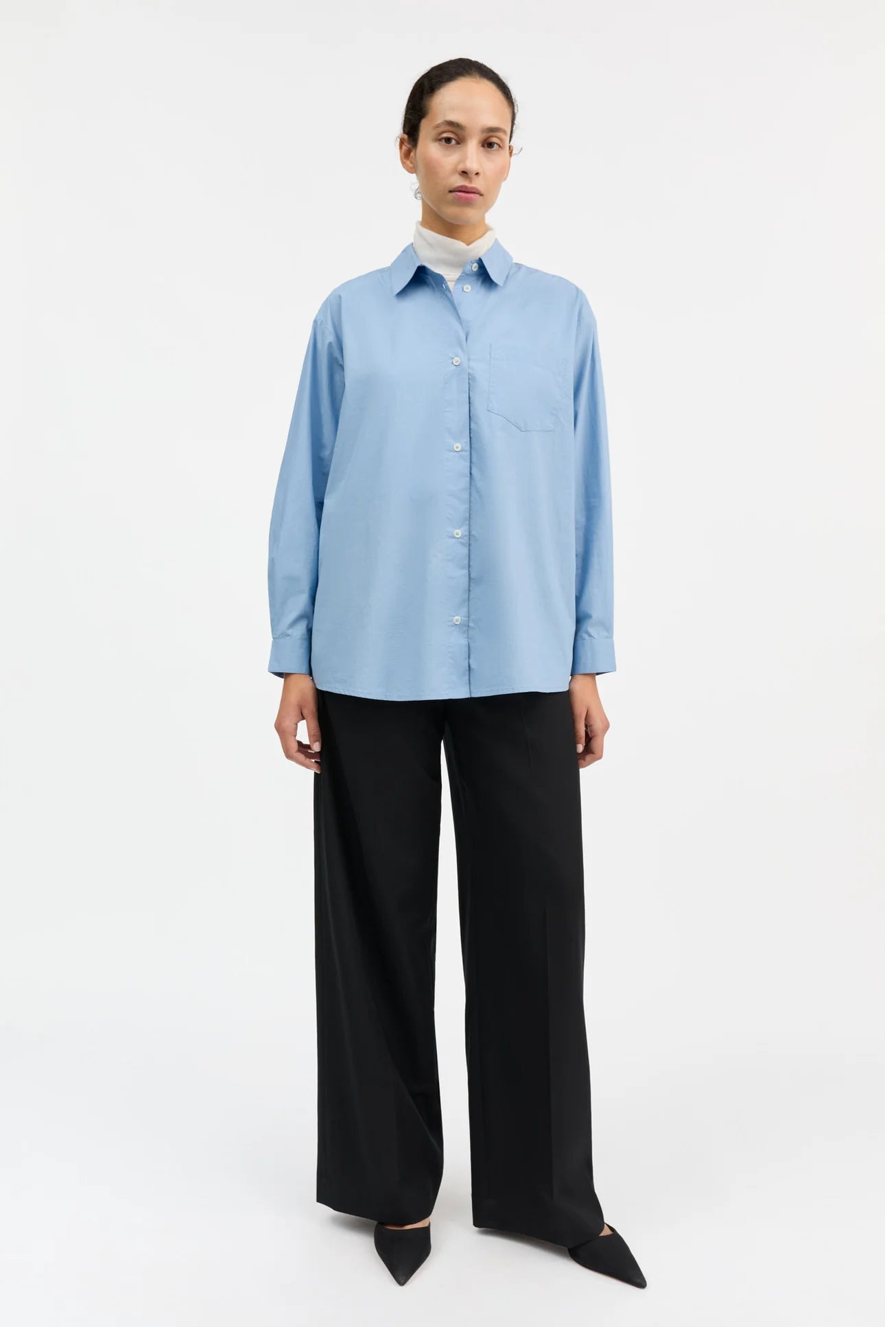 Skall Studio Edgar Shirt | Sky blue