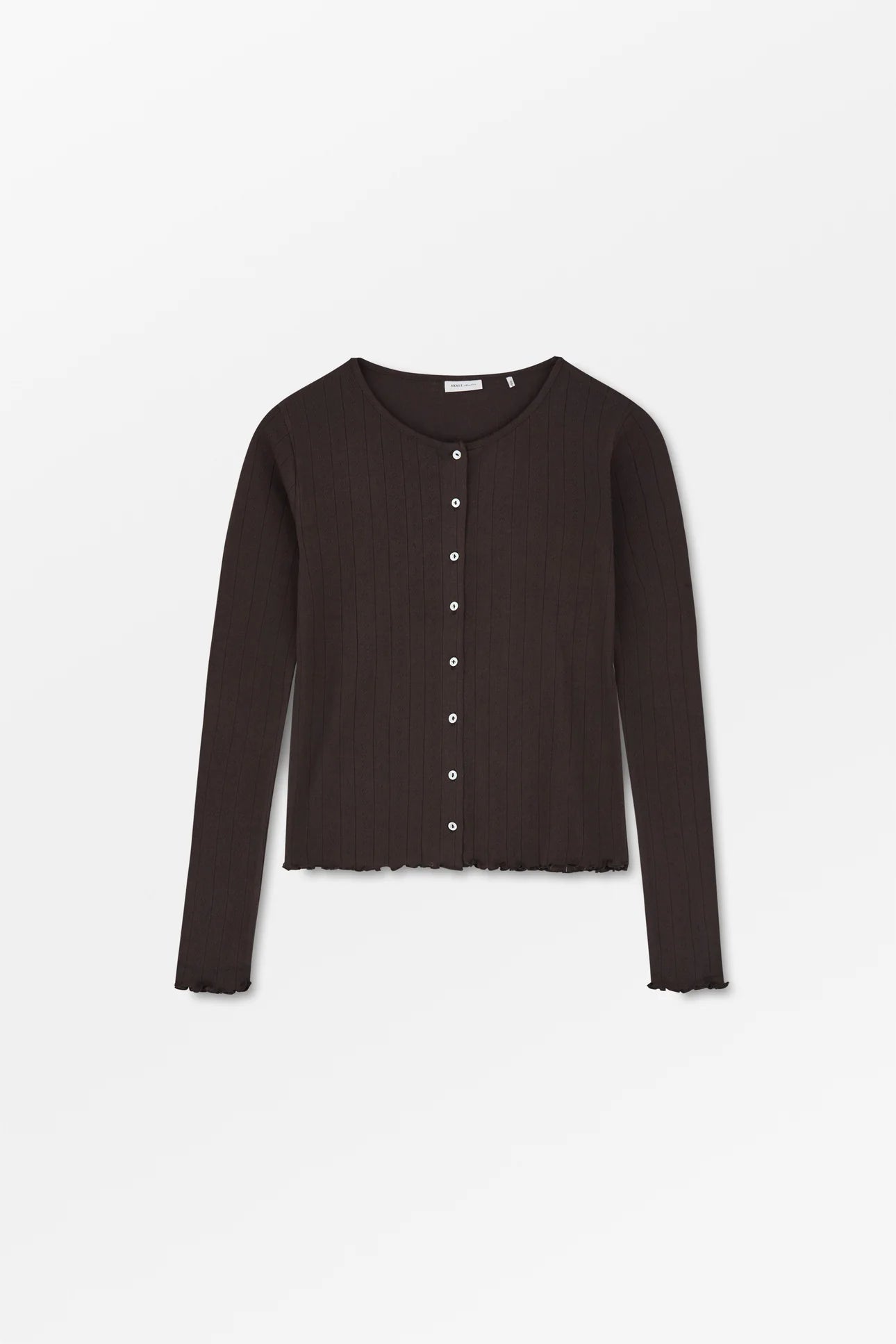 Skall Studio Edie Cardigan | Dark brown