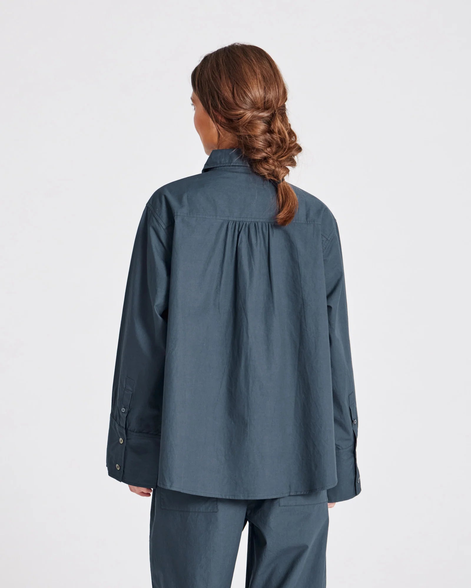 GAI+LISVA Flora Shirt | Denim Blue