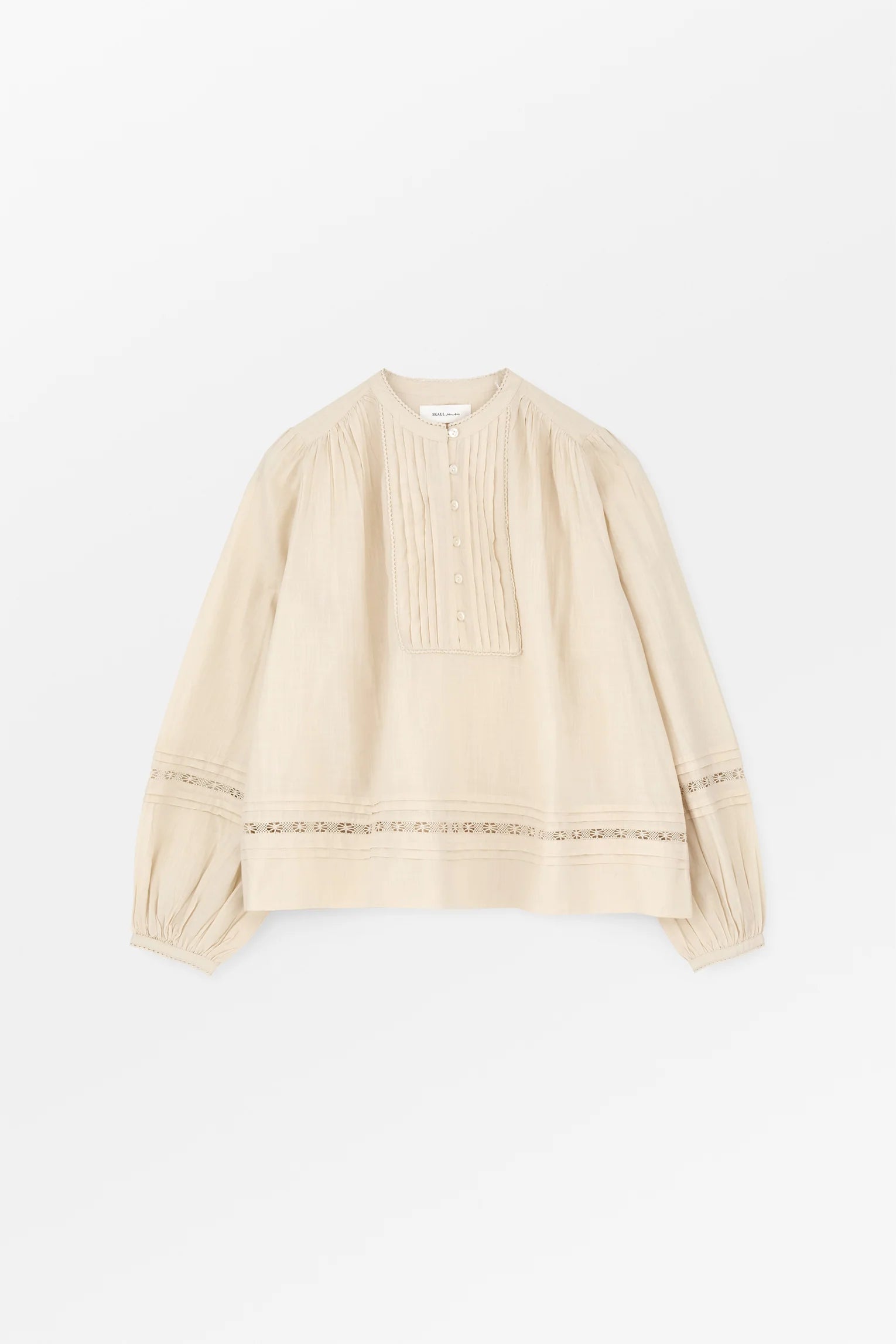 Skall Studio Leaf Shirt | Antique beige