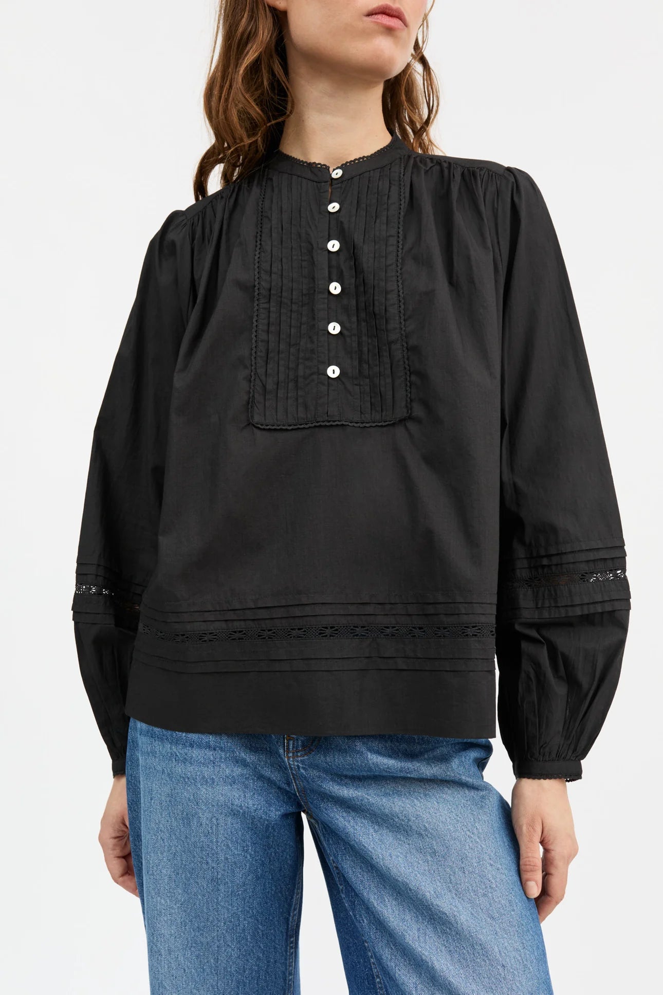 Skall Studio Leaf Shirt | Black
