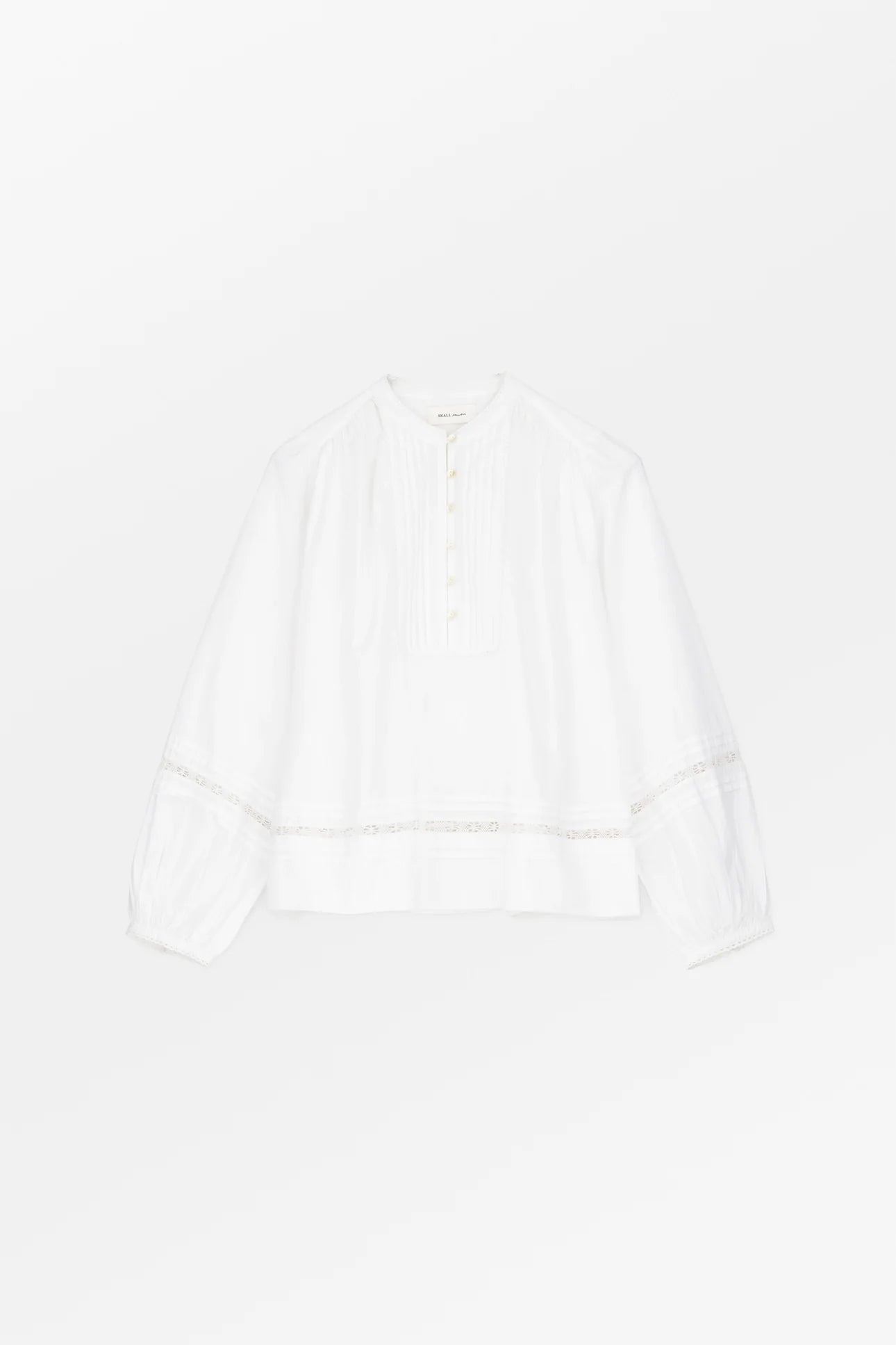 Skall Studio Leaf Shirt | Optic white