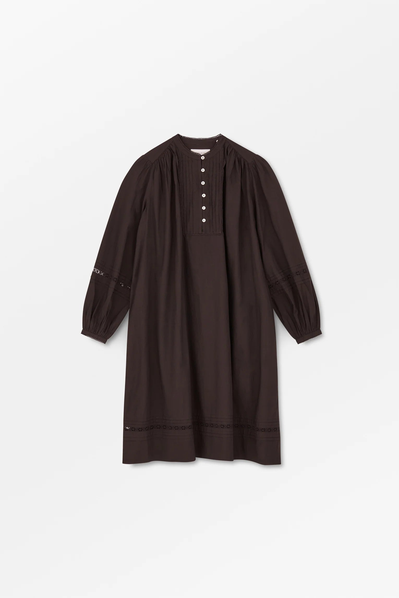 Skall Studio Leaf Shirtdress | Deep Brown