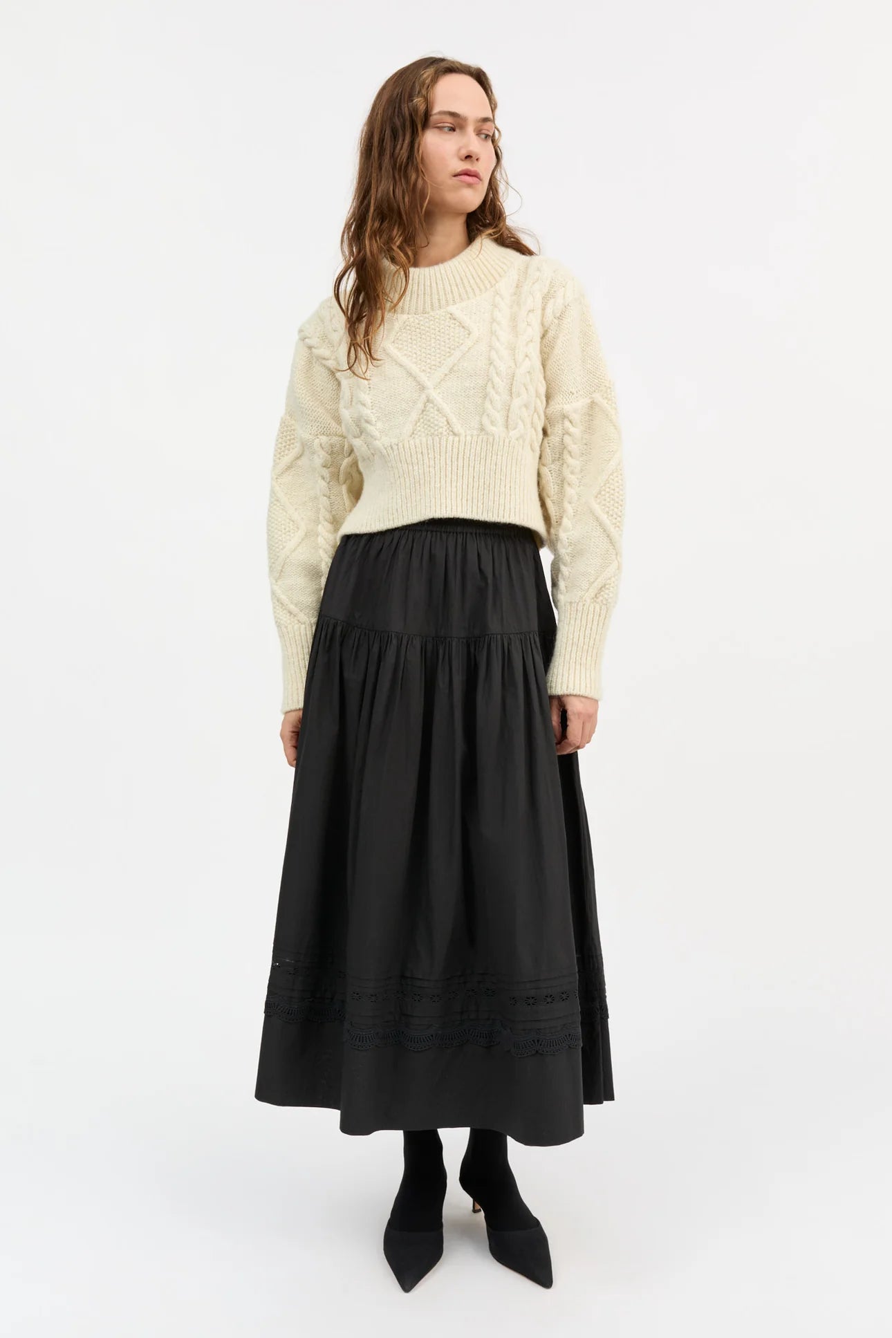 Skall Studio Leaf Skirt | Black