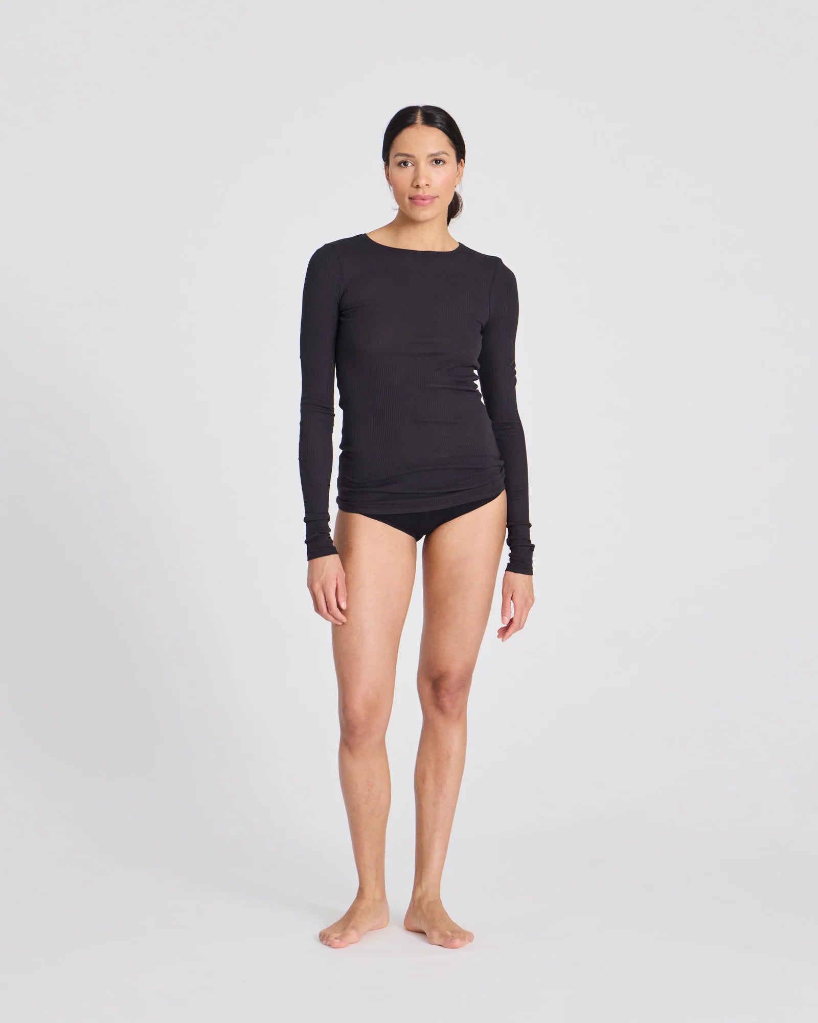GAI+LISVA Lise Cotton Top | Black