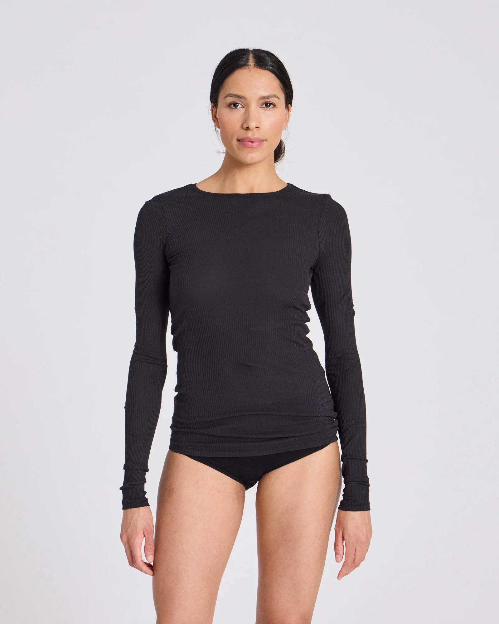 GAI+LISVA Lise Cotton Top | Black