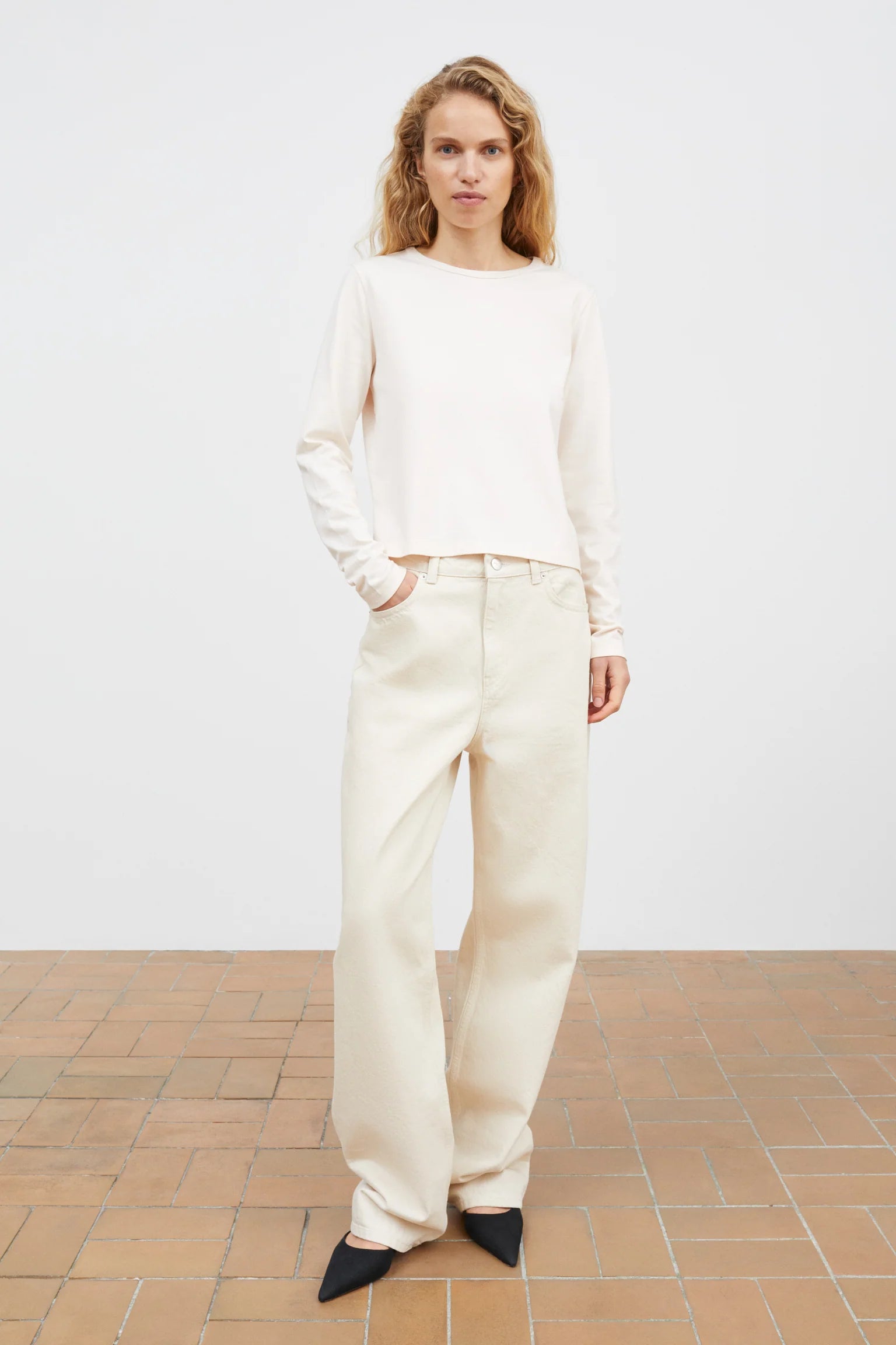Skall Studio Loui Blouse | Pale Pink