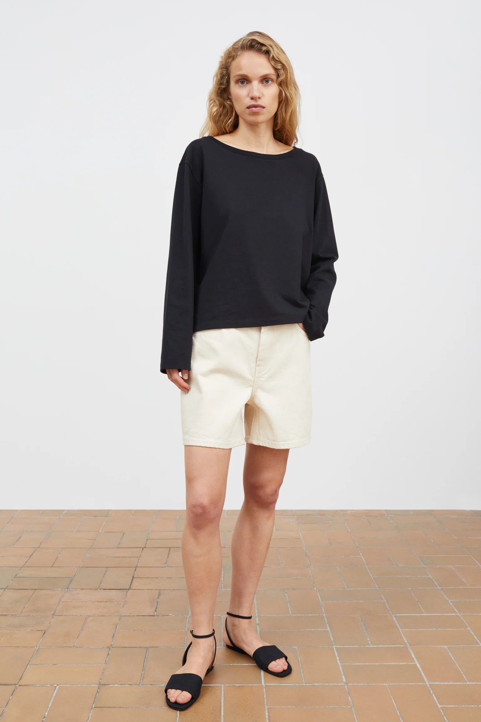 Skall Studio Loui Oversized Blouse | Black