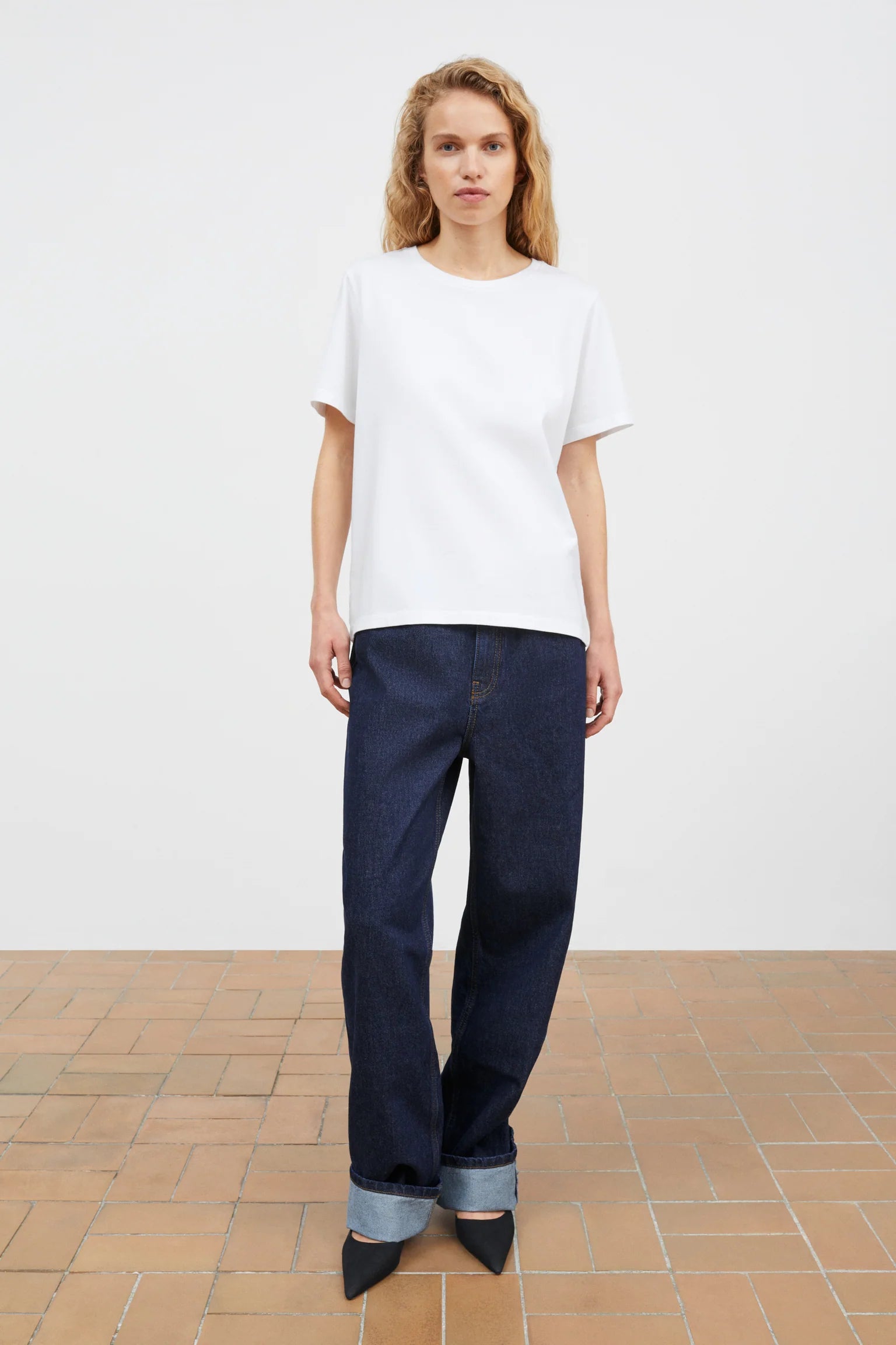 Skall Studio Loui Tee | Optic White