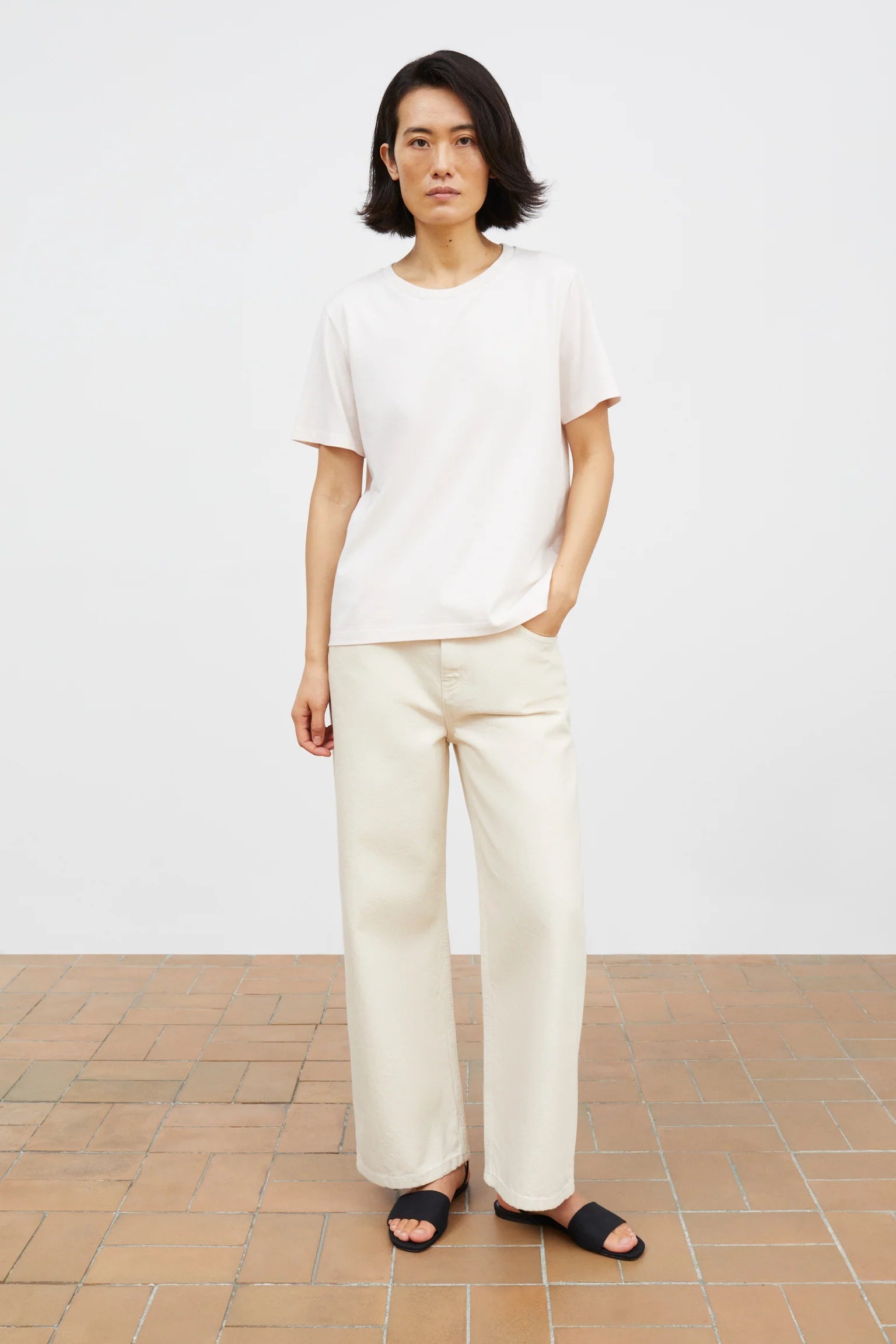 Skall Studio Loui Tee | Pale Pink