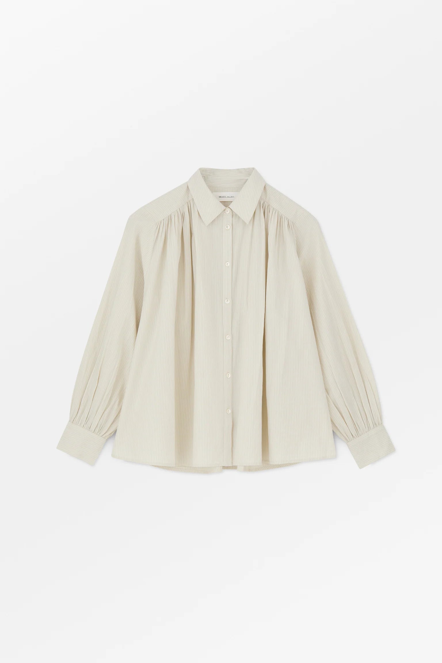 Skall Studio Louise Shirt | Light Blue/White Stripe